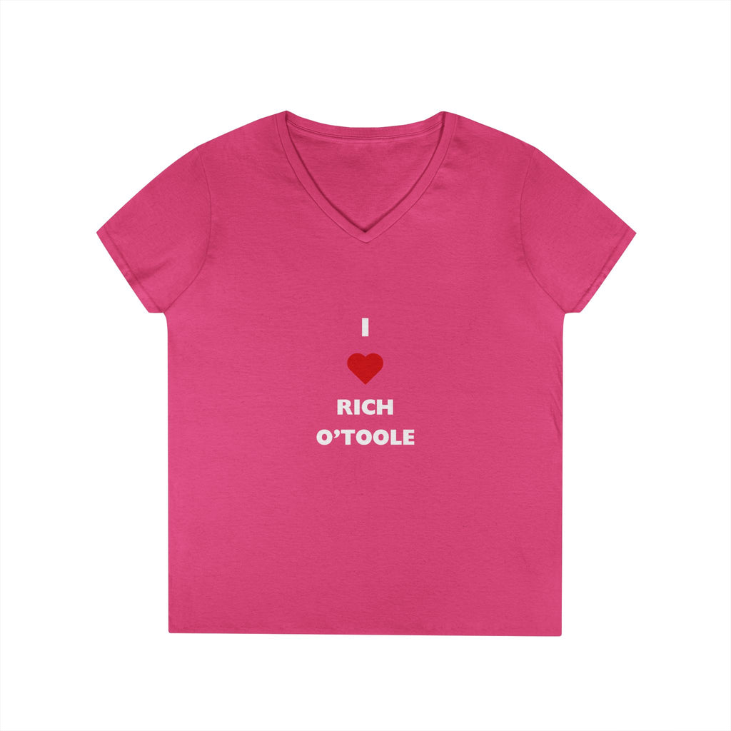 I love Rich O'Toole - Ladies' V-Neck T-Shirt