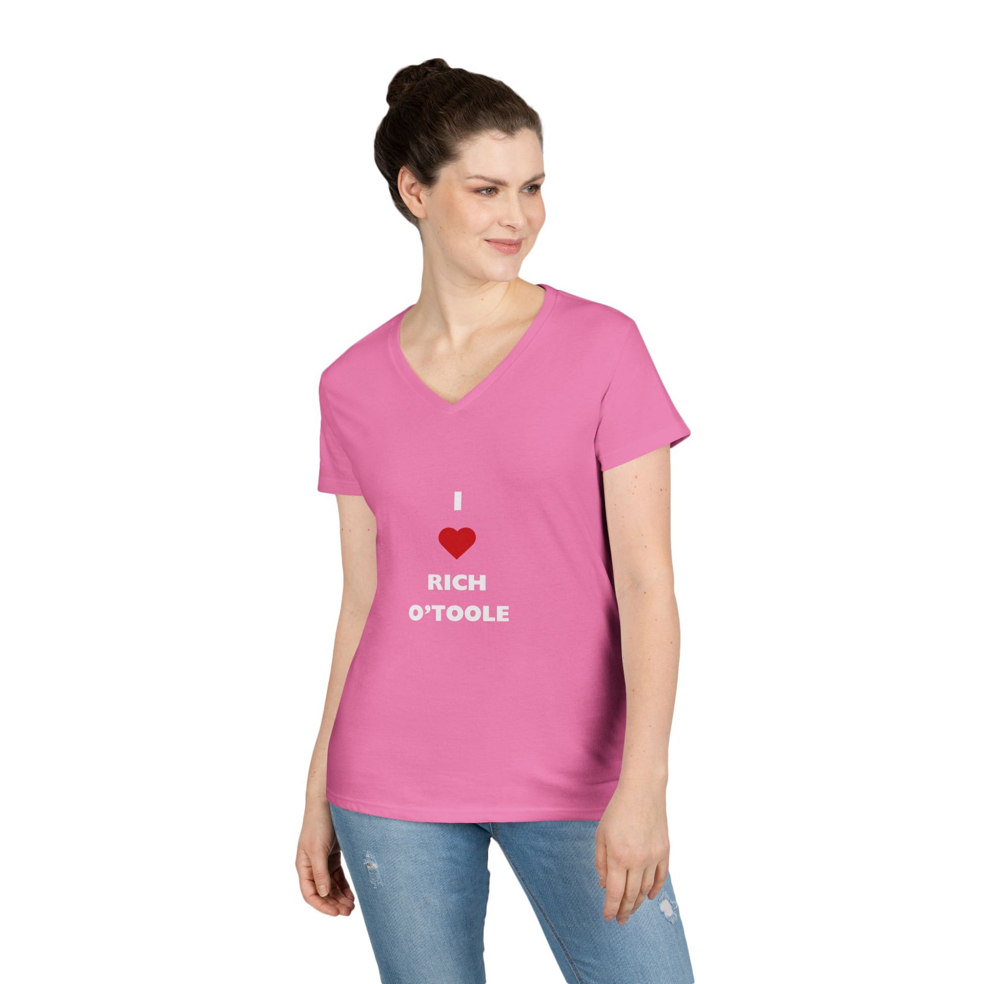 I love Rich O'Toole - Ladies' V-Neck T-Shirt