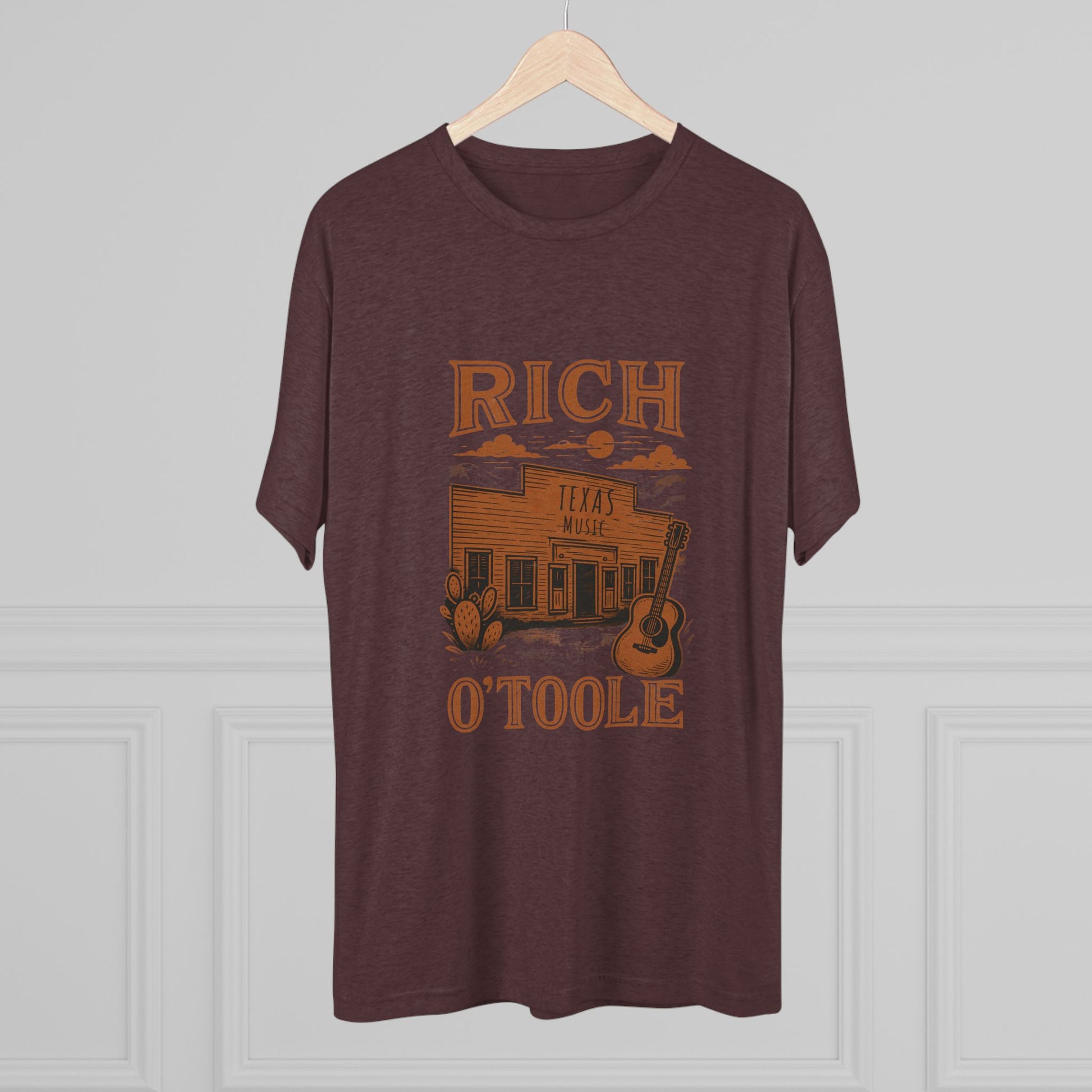 Rich O'Toole Texas Music - Tri-Blend Crew Tee