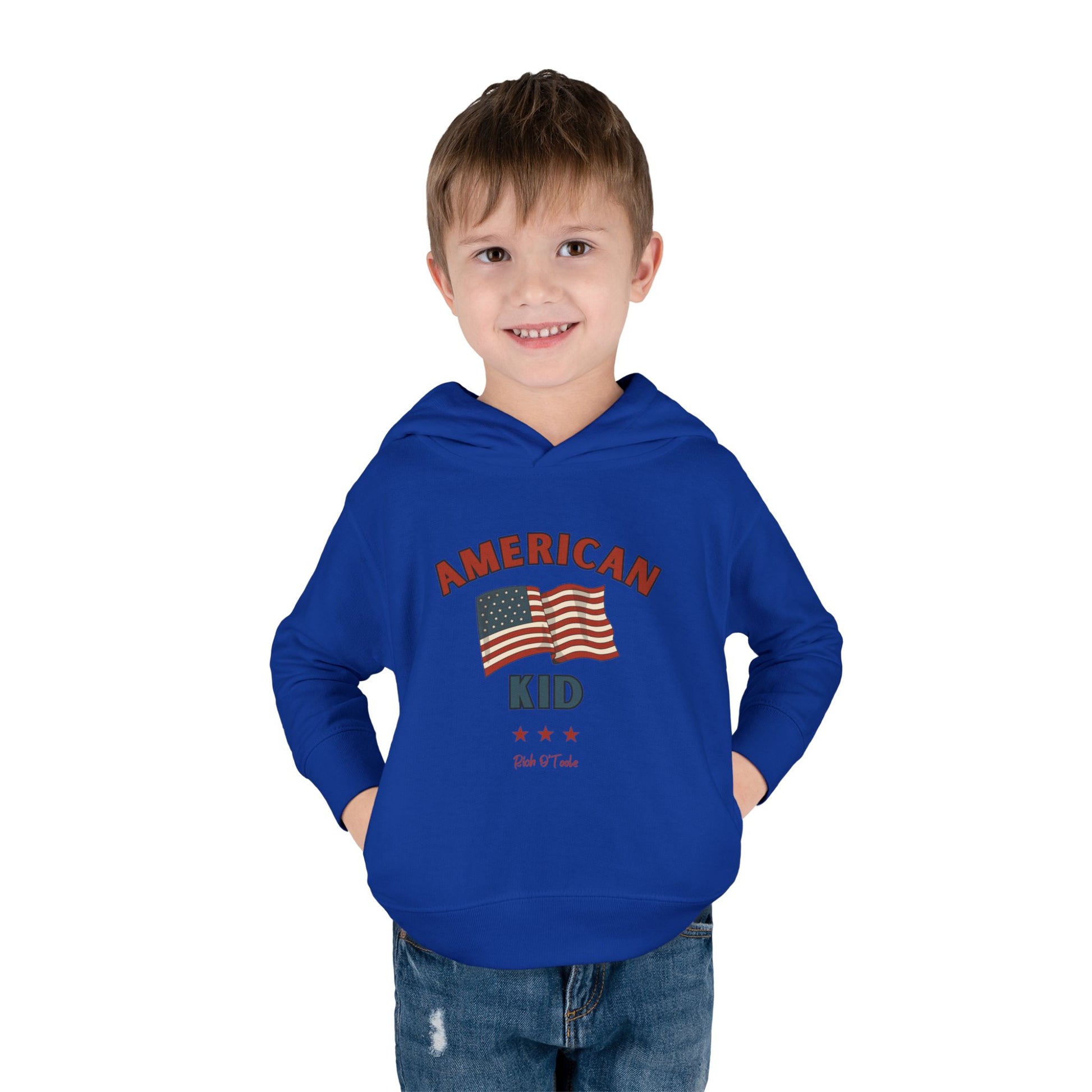 American Kid - Toddler Pullover Fleece Hoodie
