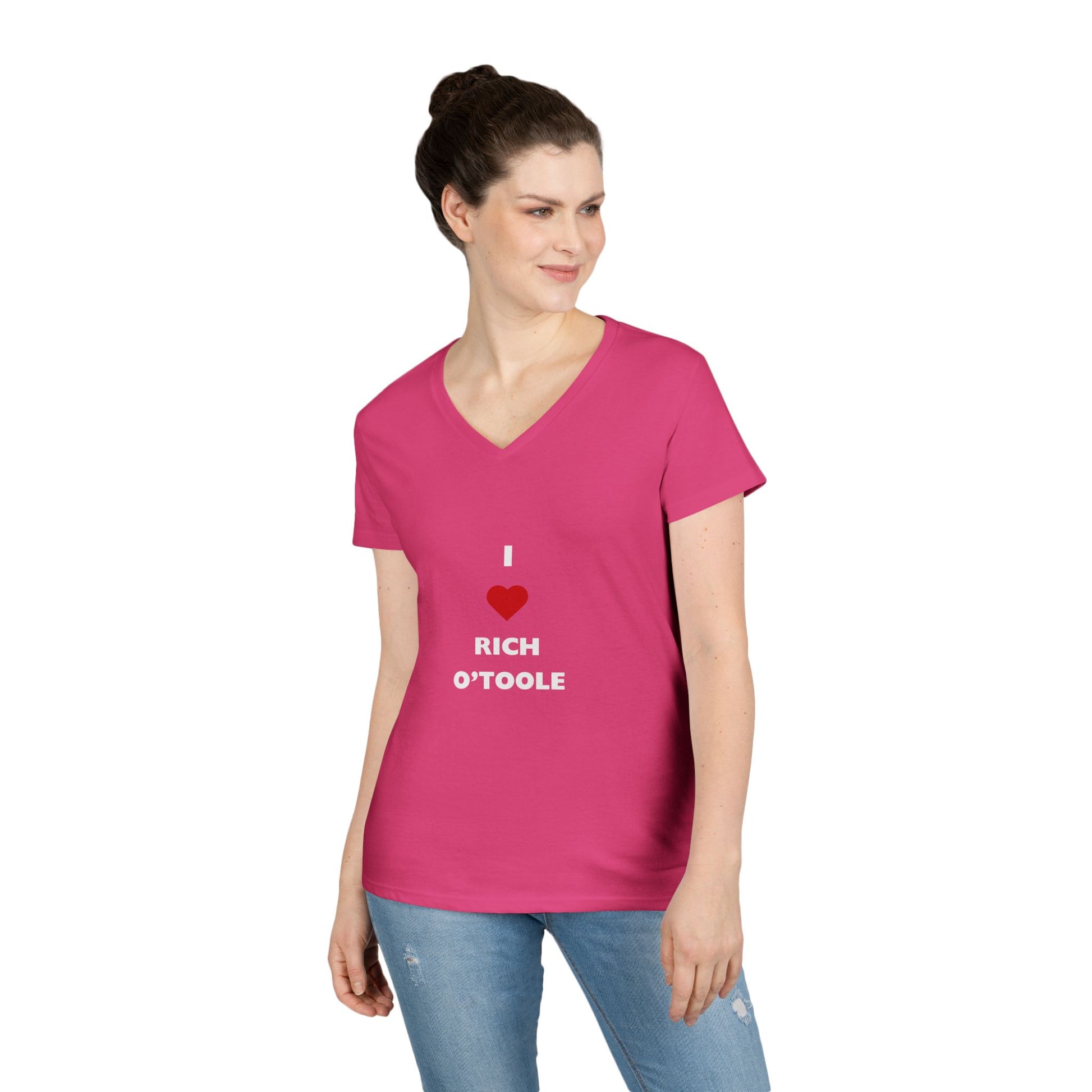 I love Rich O'Toole - Ladies' V-Neck T-Shirt