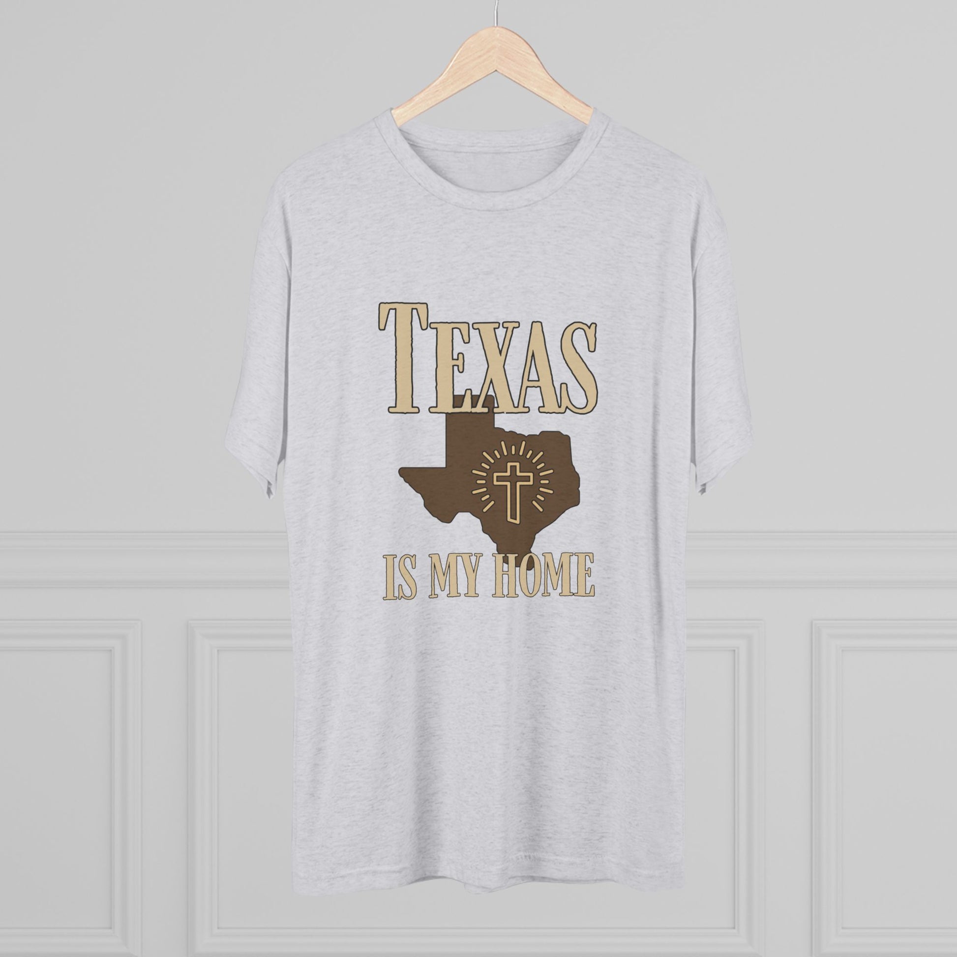 Texas is My Home - Tri-Blend Crew Tee
