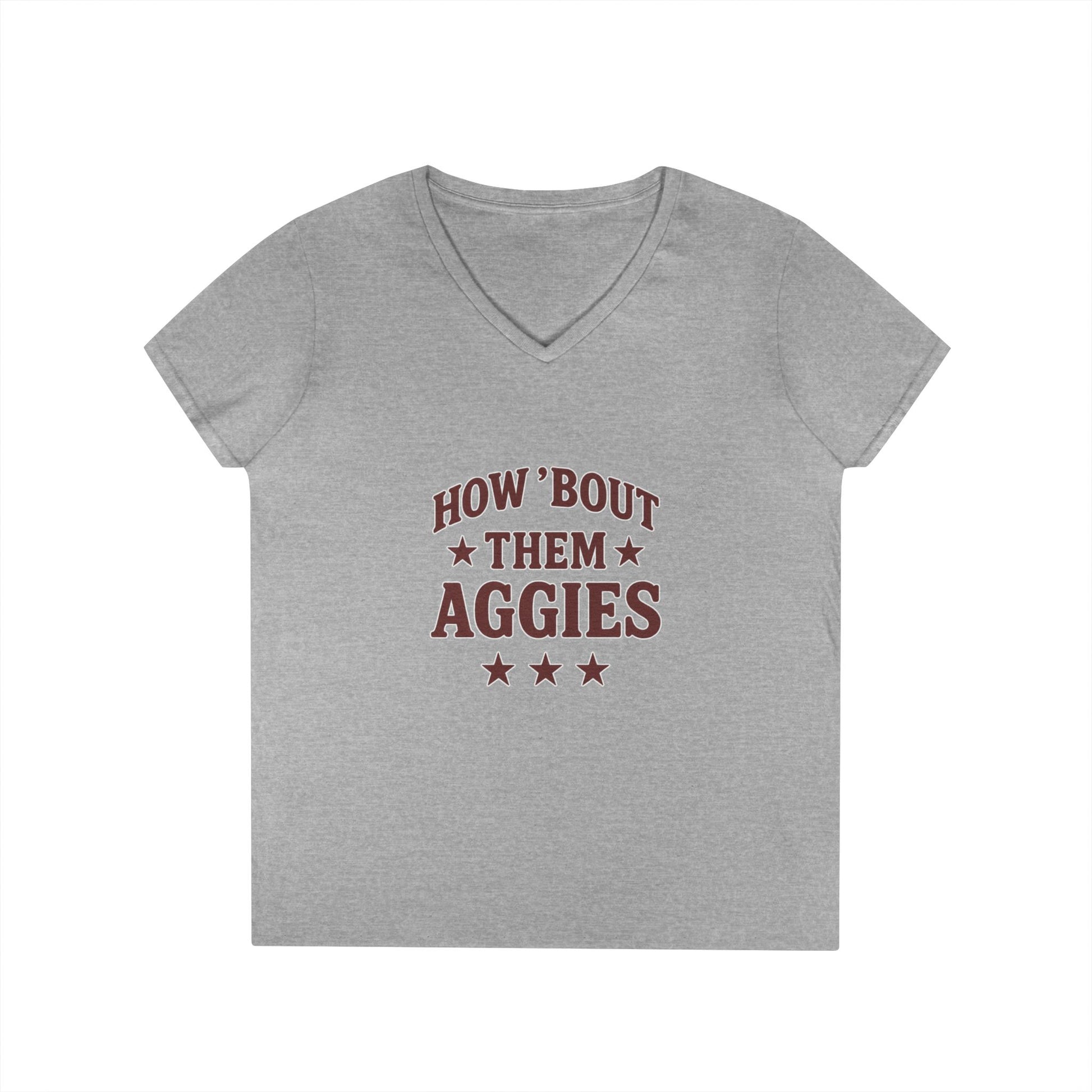 How about them Aggies - Ladies' V-Neck T-Shirt