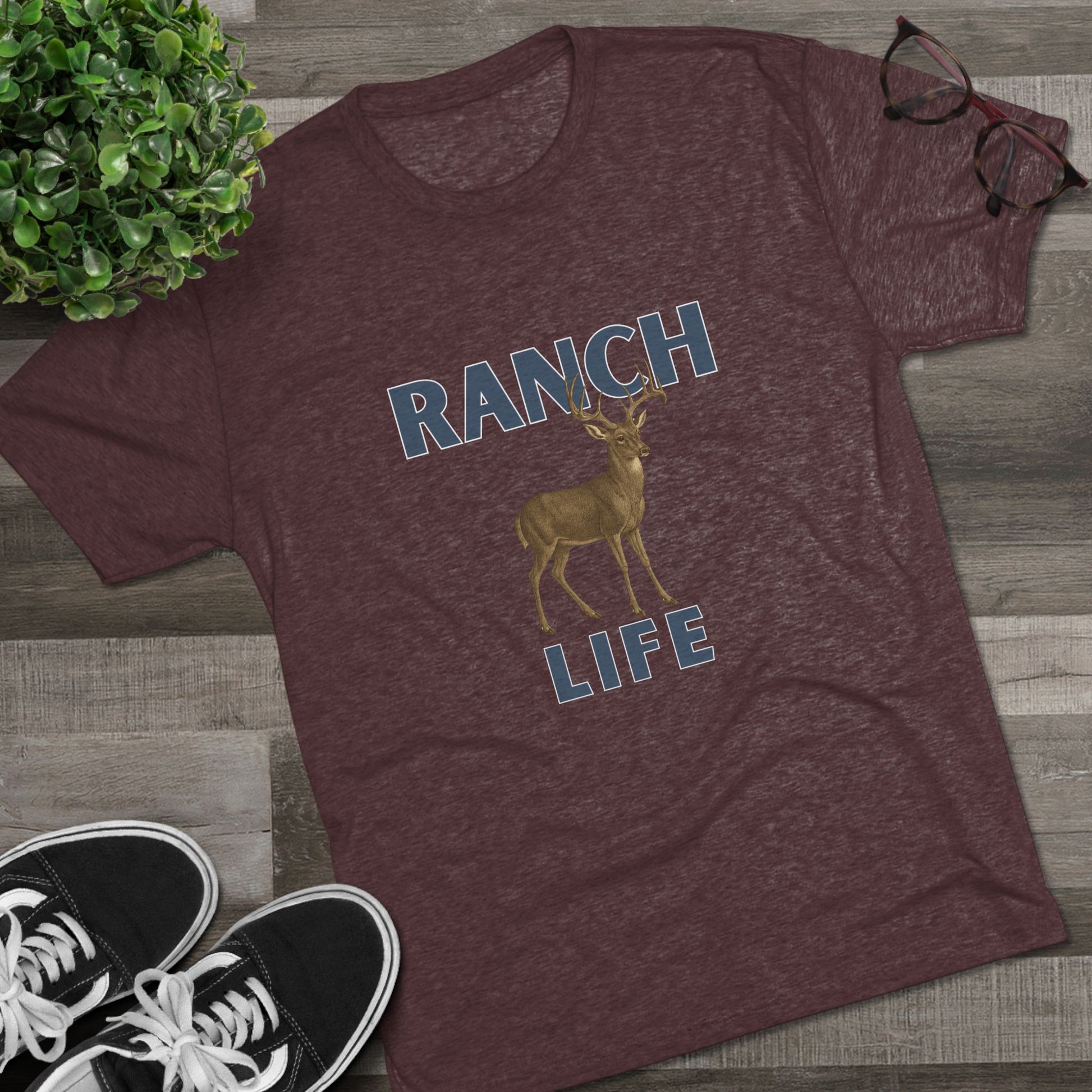 Ranch Life - Tri-Blend Crew Tee