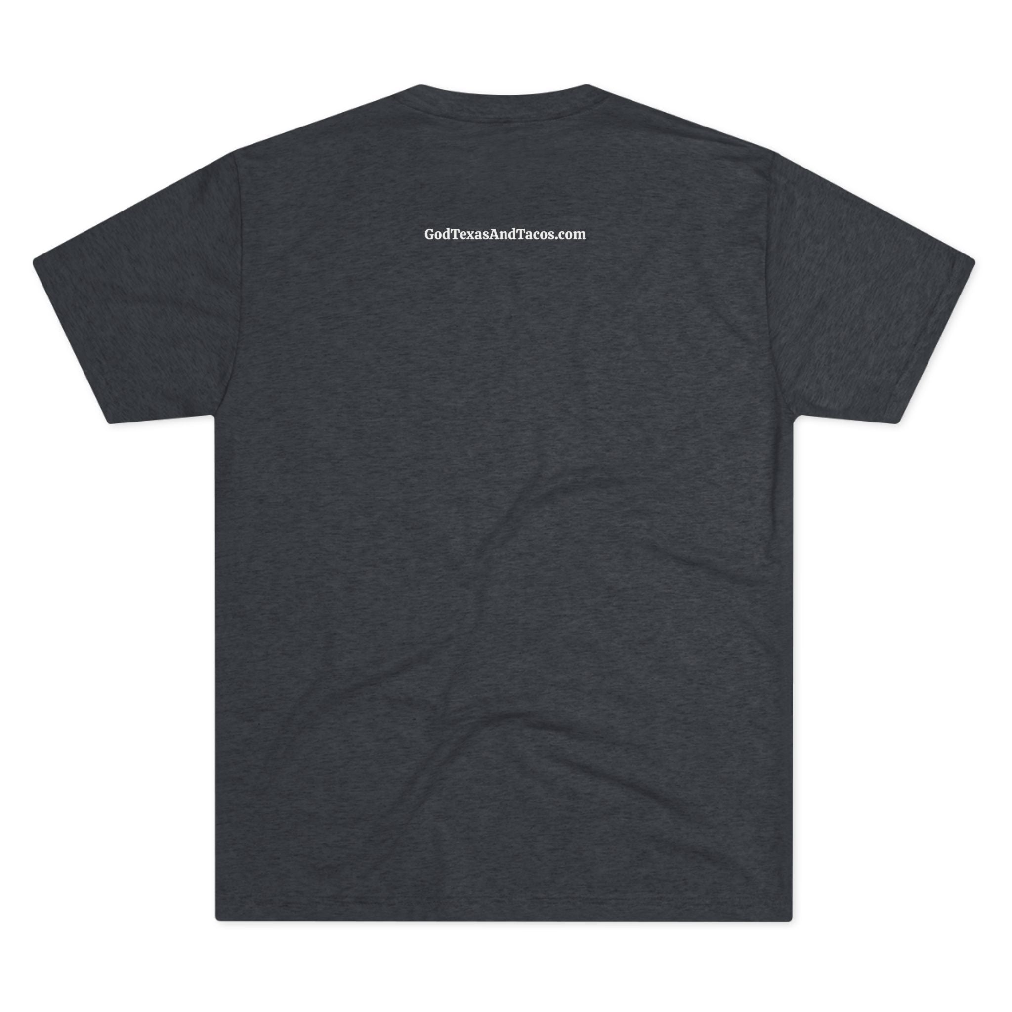 God and George Strait - Tri-Blend Crew Tee
