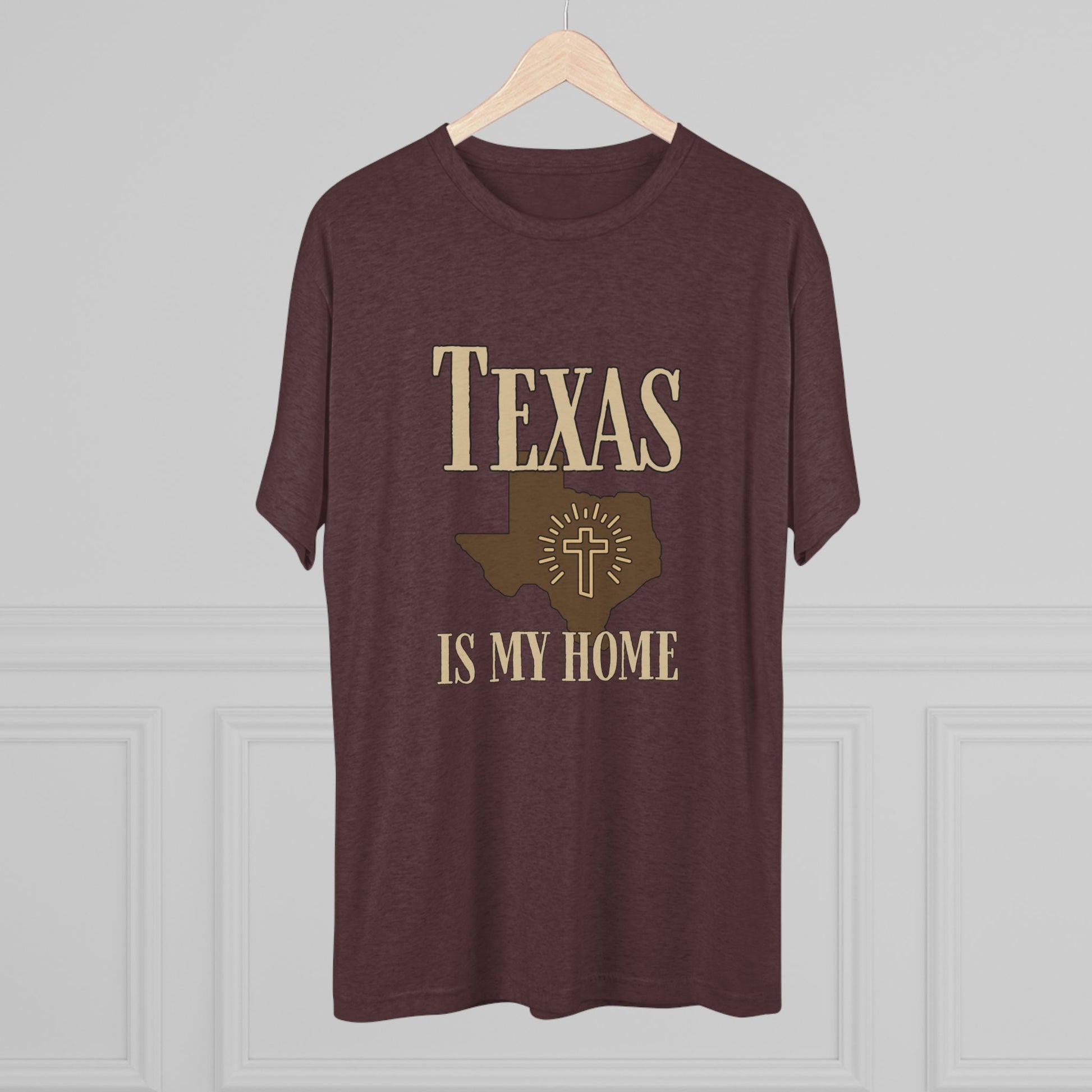 Texas is My Home - Tri-Blend Crew Tee