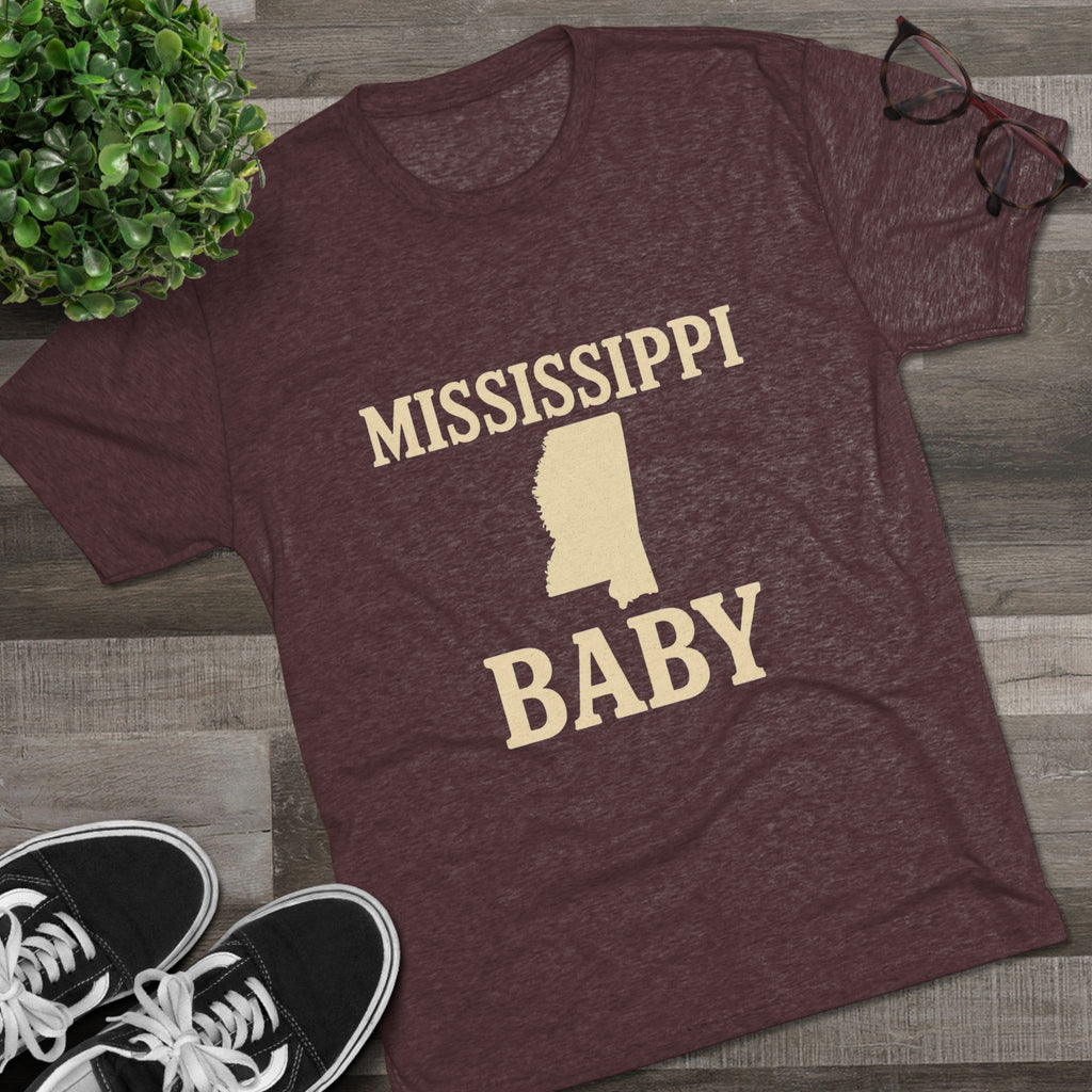 Mississippi Baby - Tri-Blend Crew Tee
