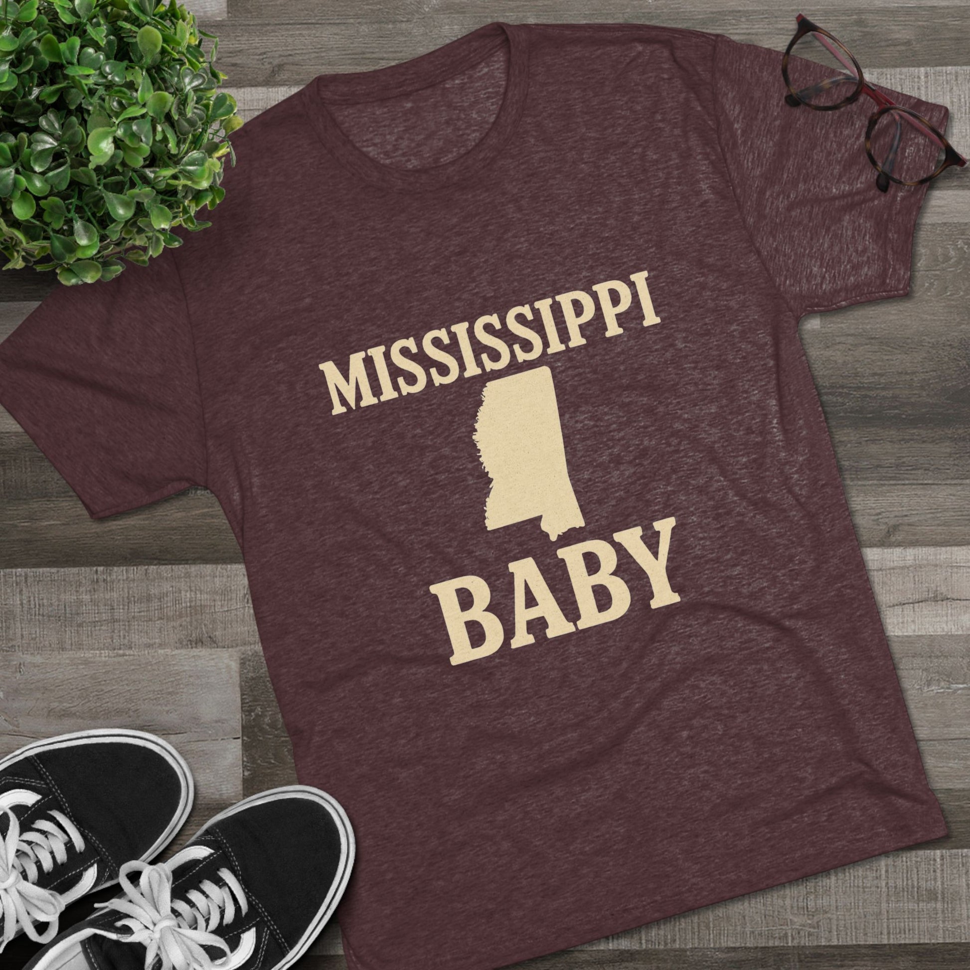 Mississippi Baby - Tri-Blend Crew Tee