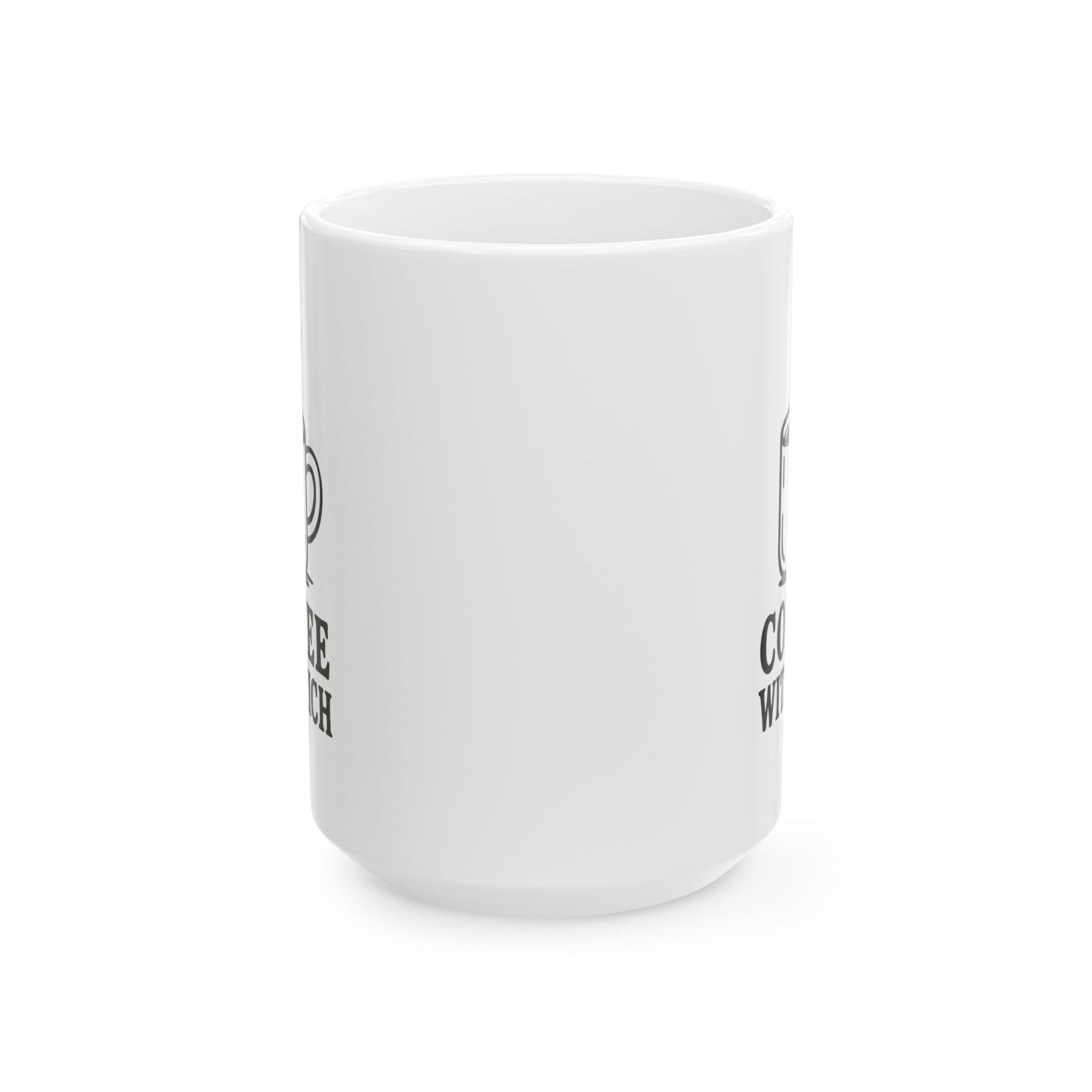 Coffee with Rich - Ceramic Mug, (11oz)