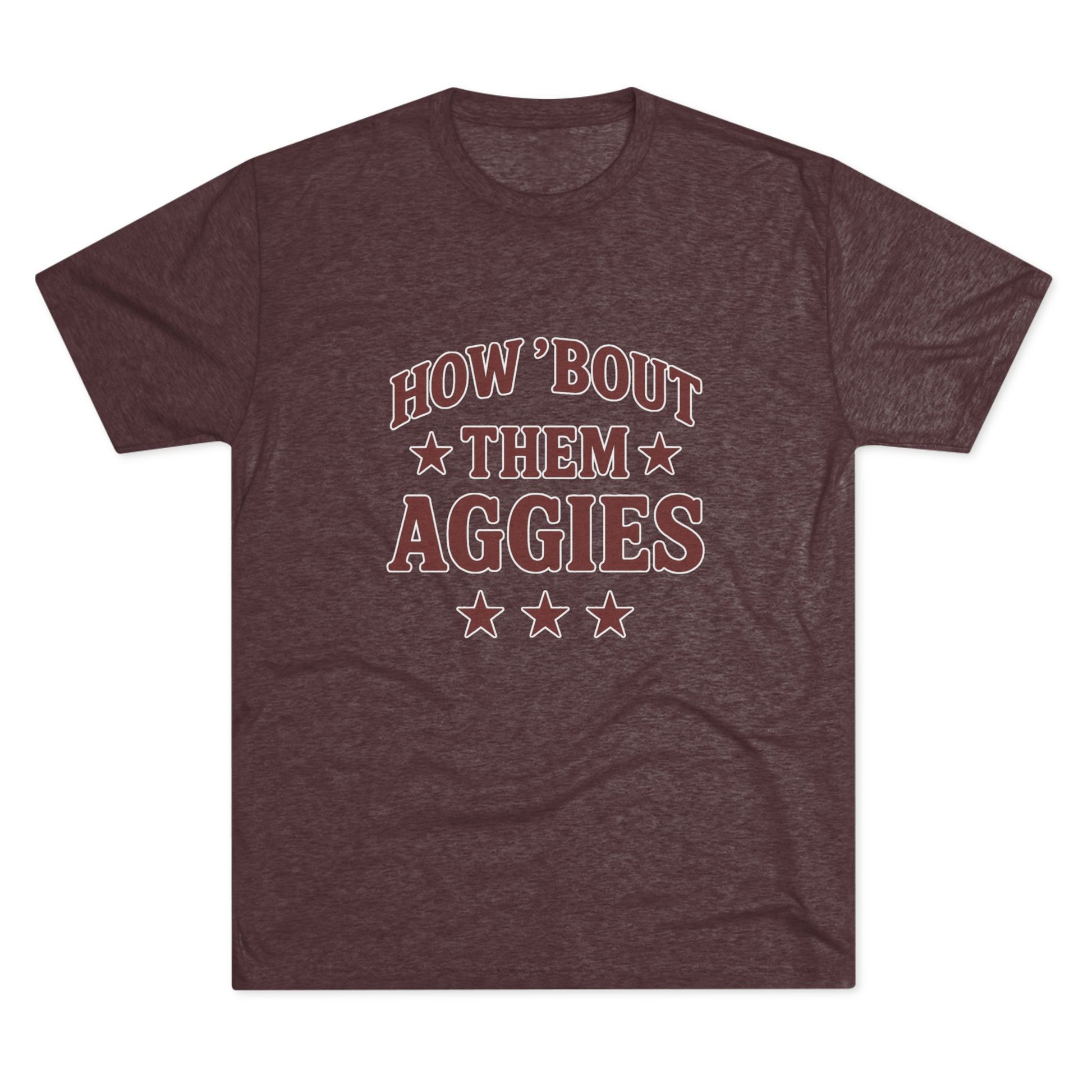 How 'Bout Them Aggies - Unisex Tri-Blend Crew Tee