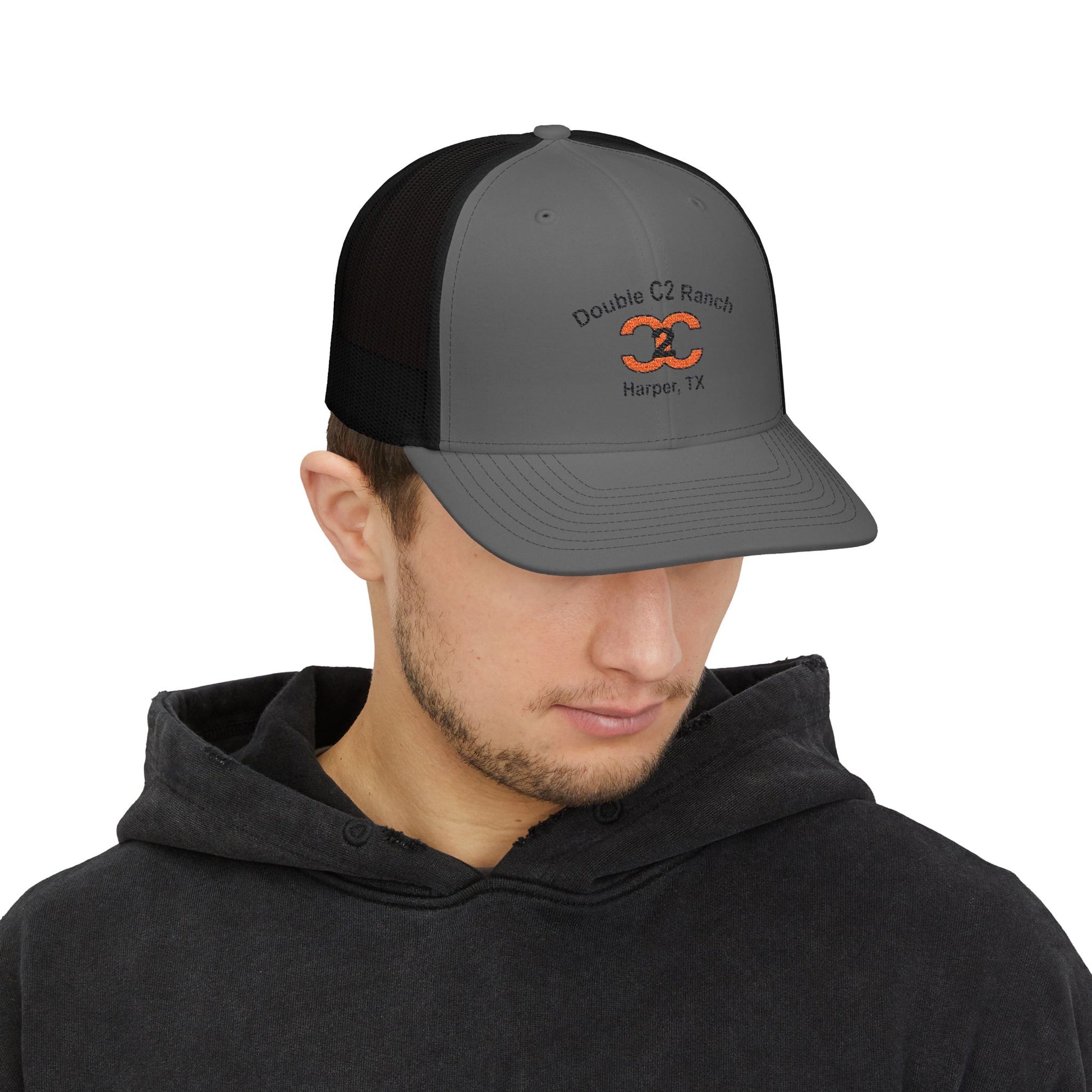 Double C2 Ranch - Snapback Trucker Cap (Embroidery)