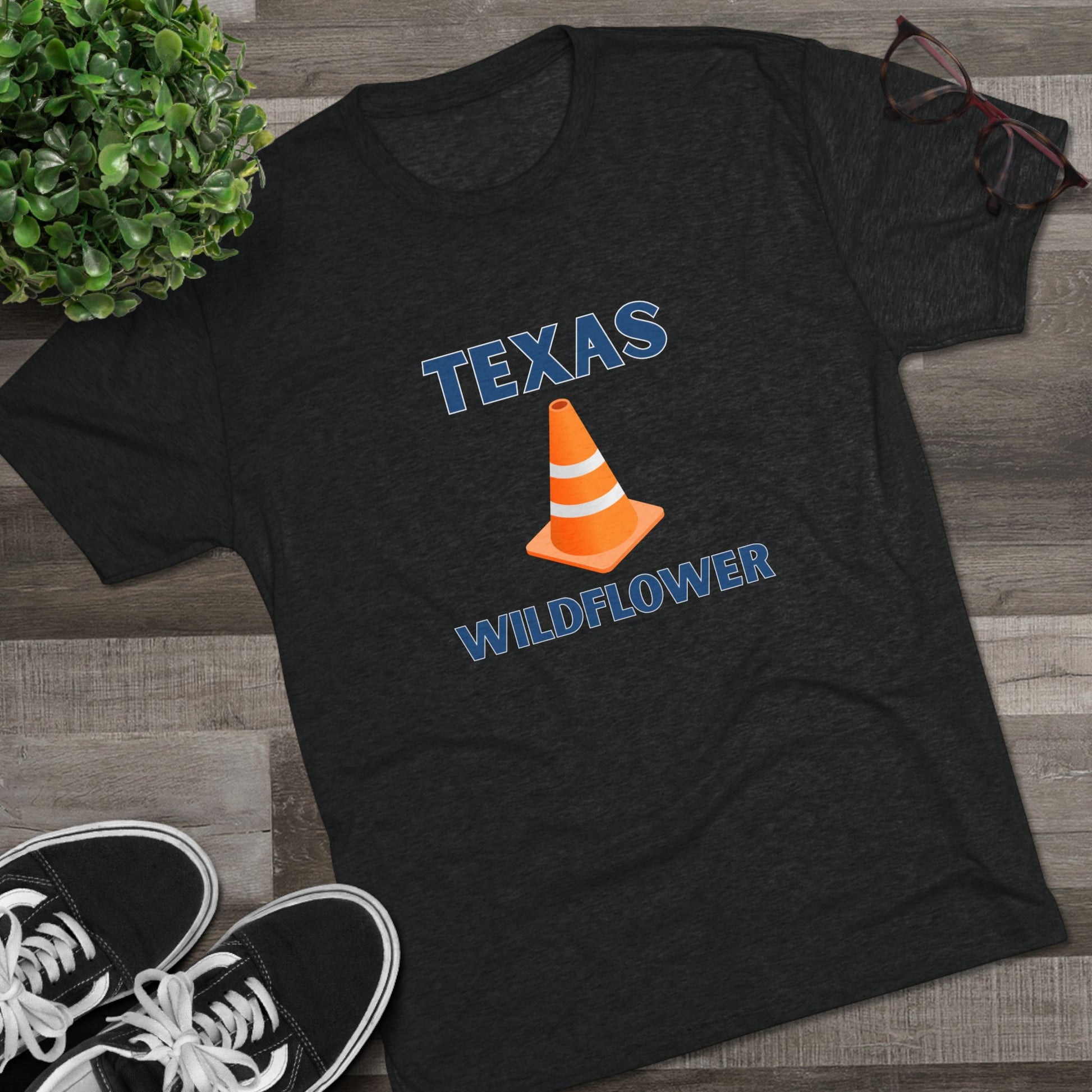 Texas Wilflower - Tri-Blend Crew Tee