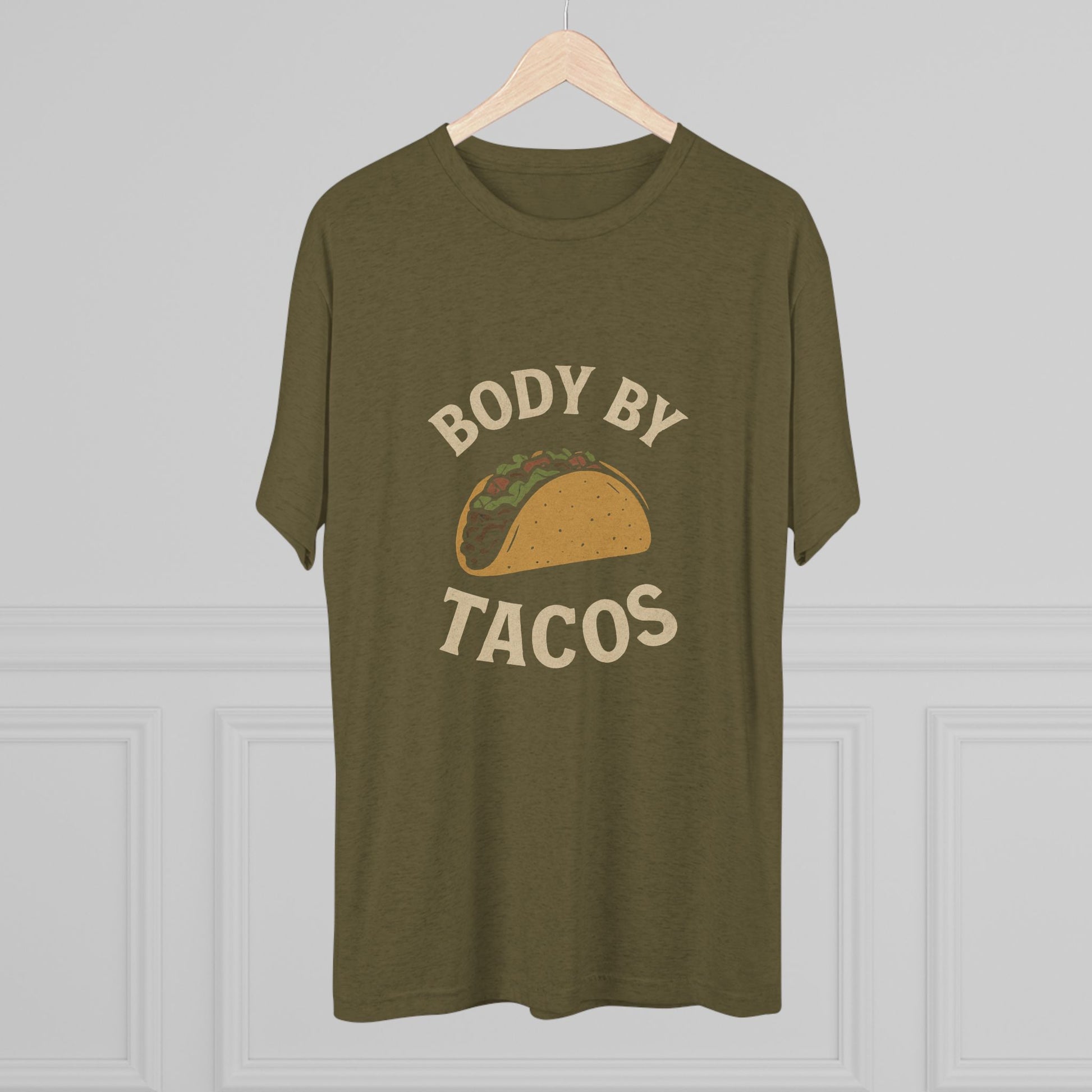 Body by Tacos - Tri-Blend Crew Tee