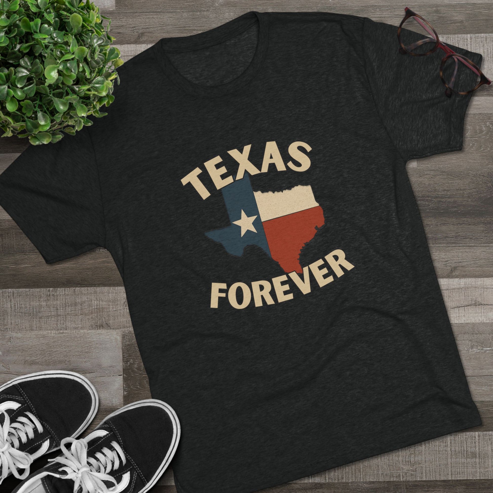 Texas Forever - Tri-Blend Crew Tee