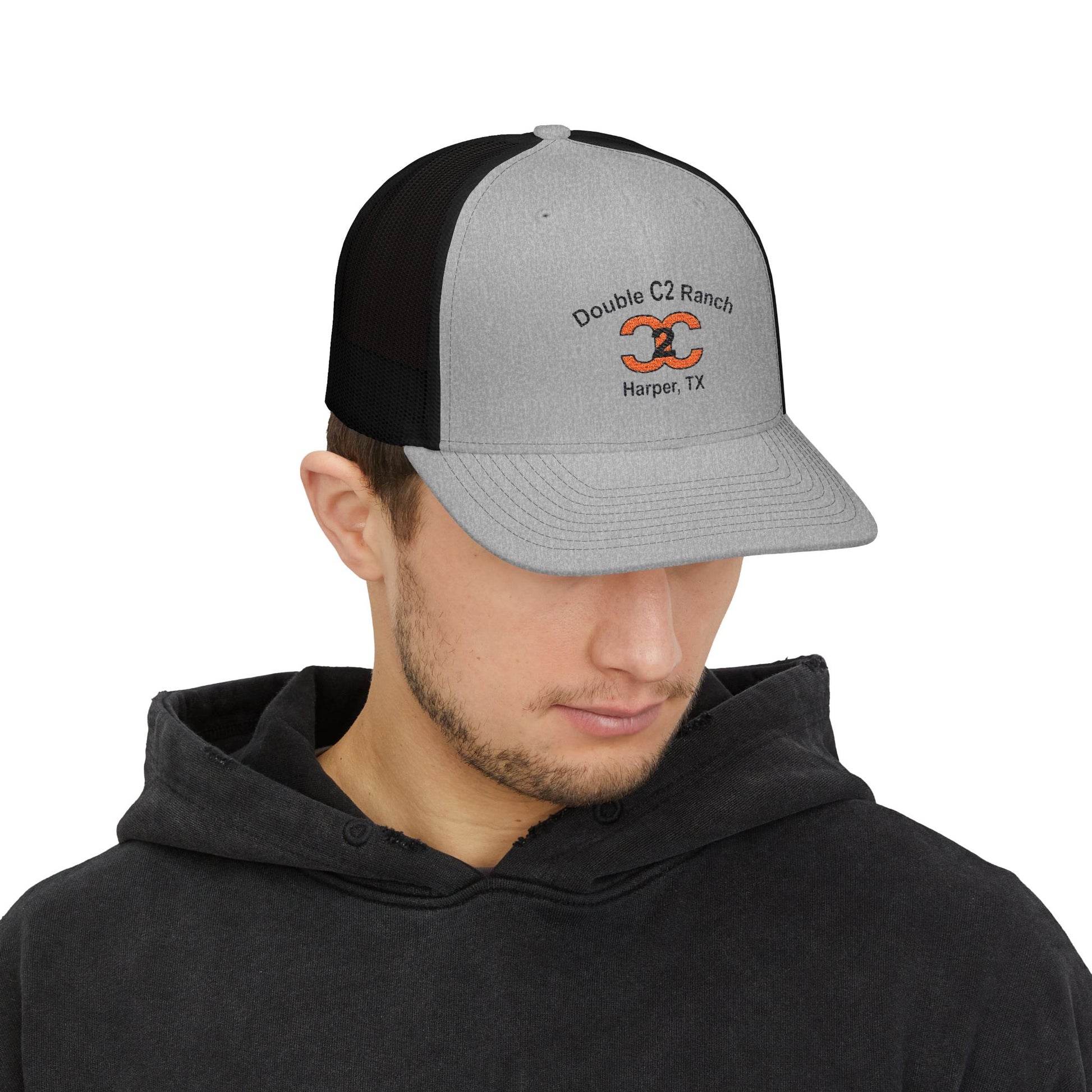 Double C2 Ranch - Snapback Trucker Cap (Embroidery)