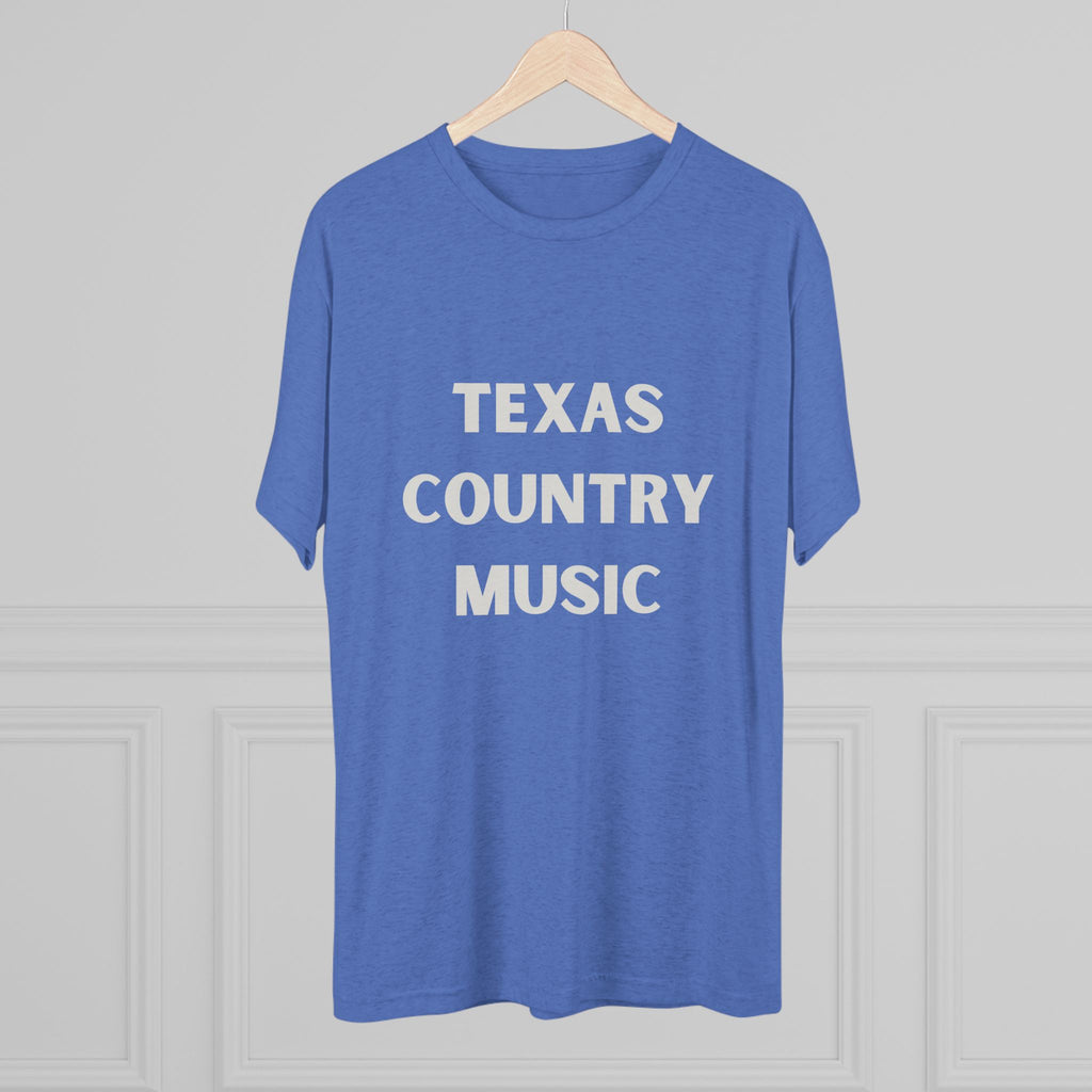Texas Country Music - Tri-Blend Crew Tee