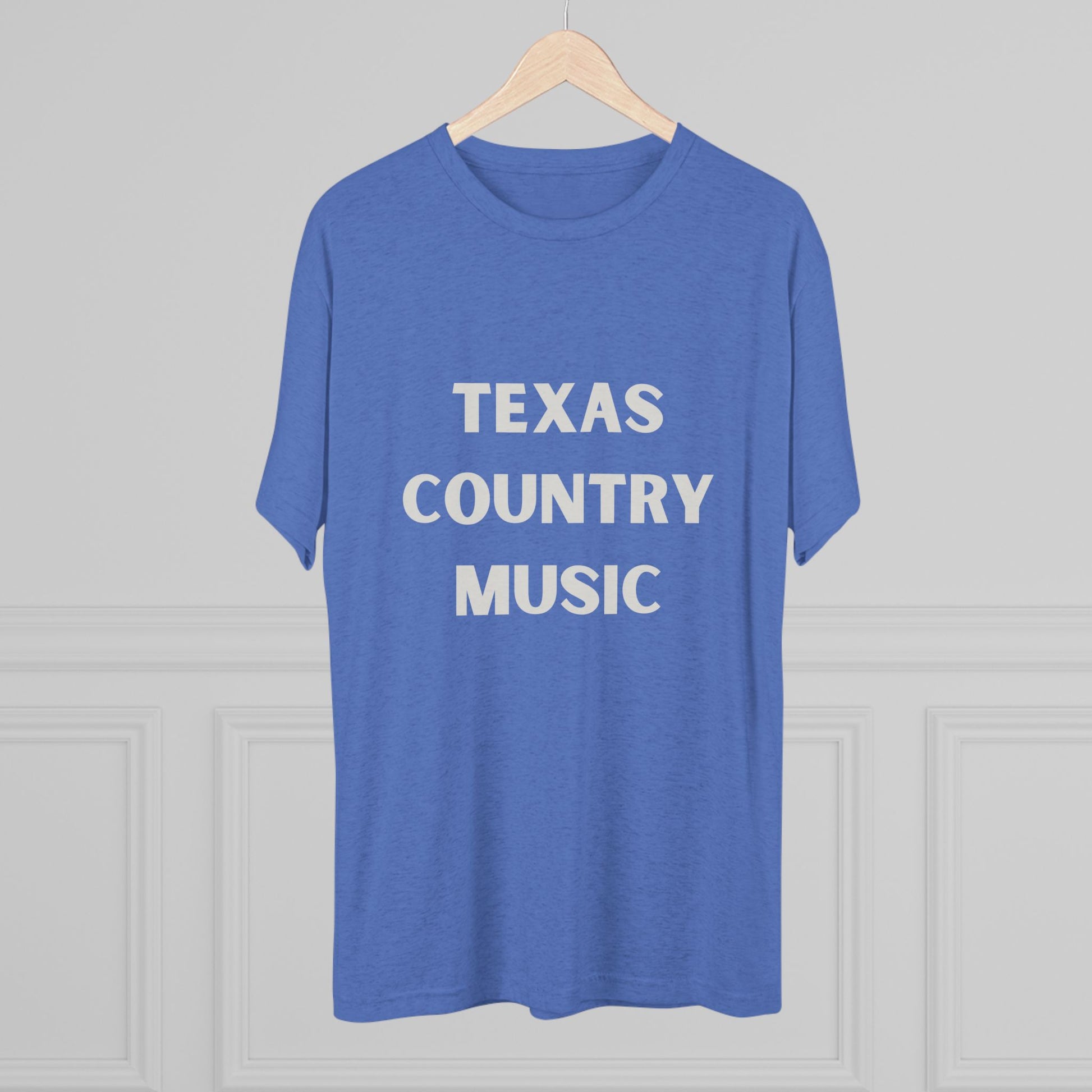 Texas Country Music - Tri-Blend Crew Tee