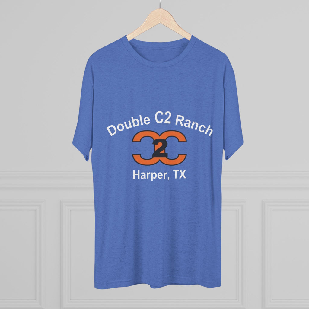 Double C2 Ranch - Tri-Blend Crew Tee