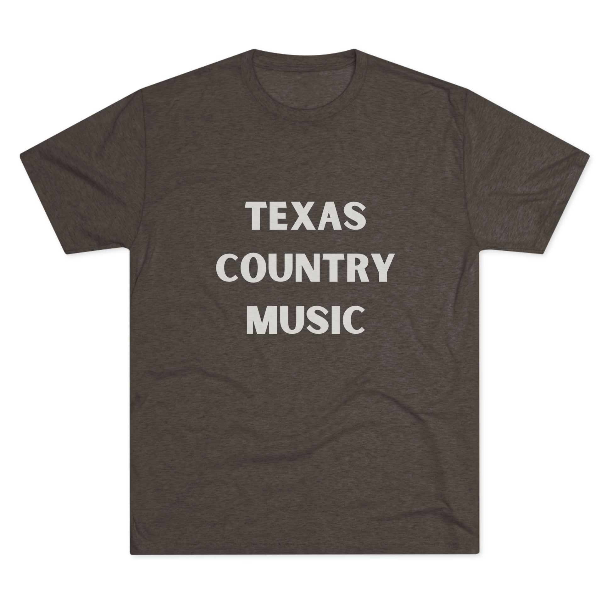 Texas Country Music - Tri-Blend Crew Tee