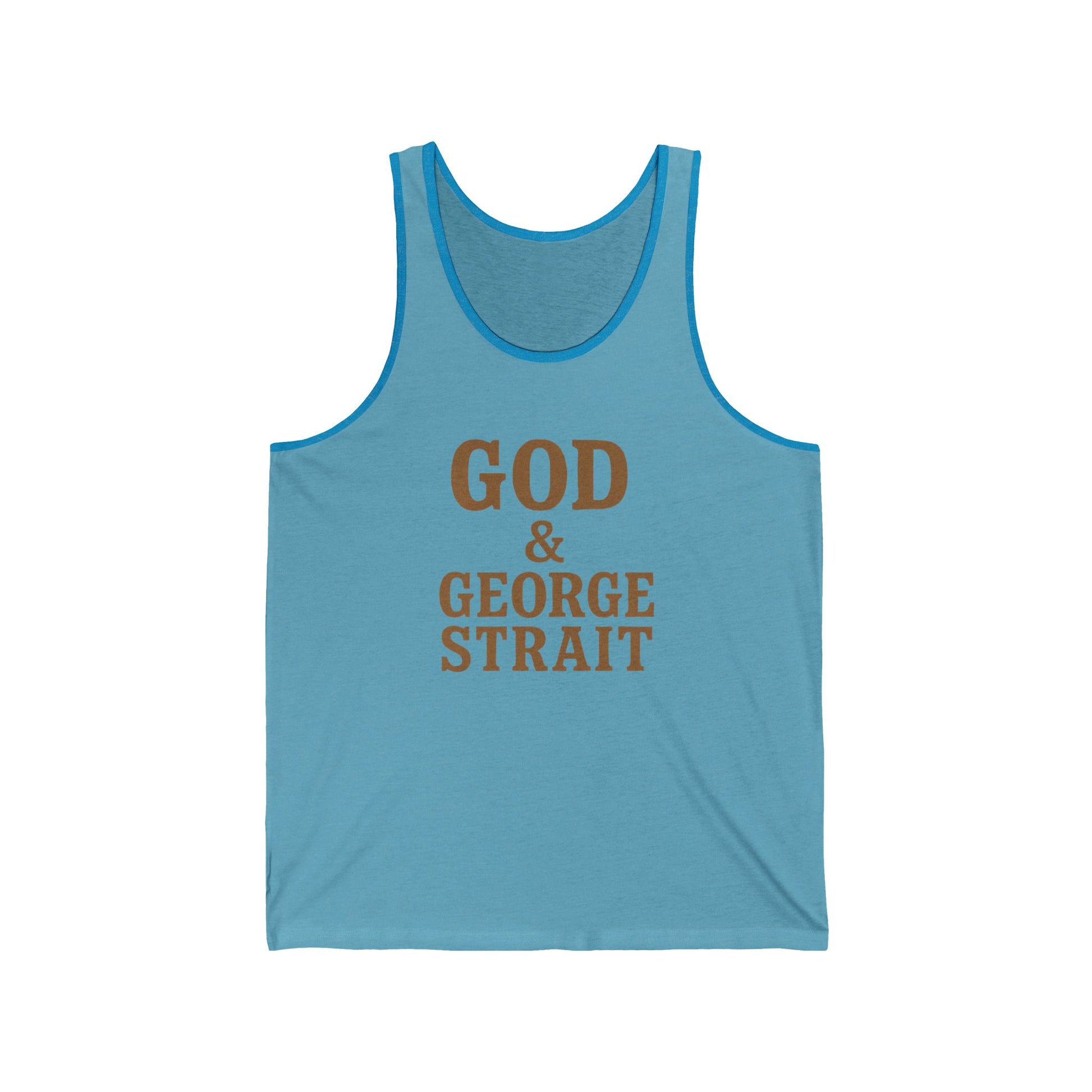 God & George Strait - Jersey Tank