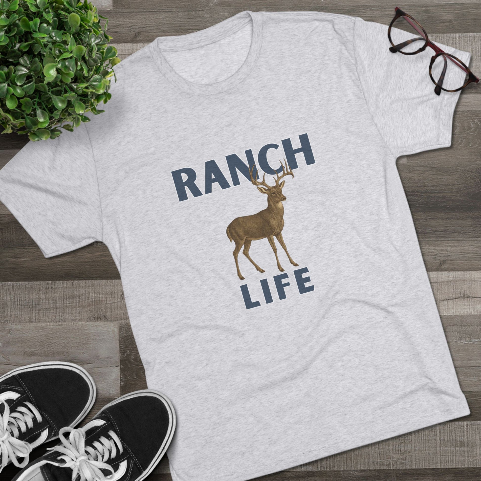 Ranch Life - Tri-Blend Crew Tee