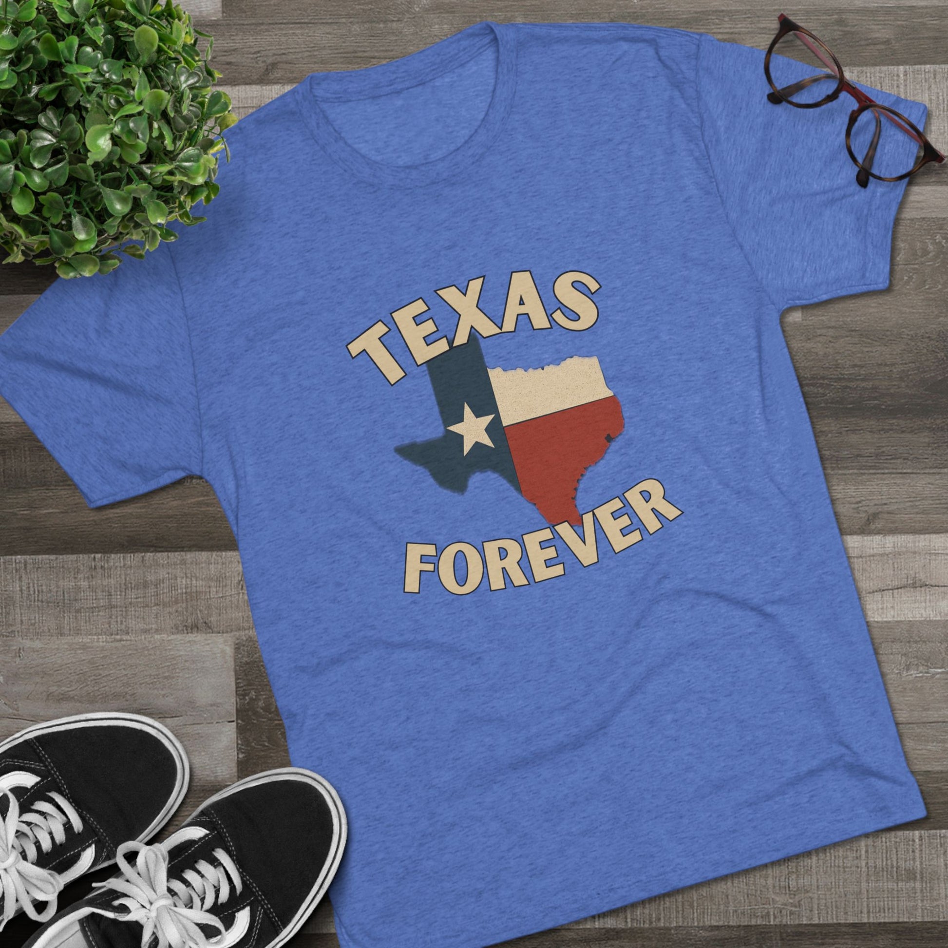 Texas Forever - Tri-Blend Crew Tee