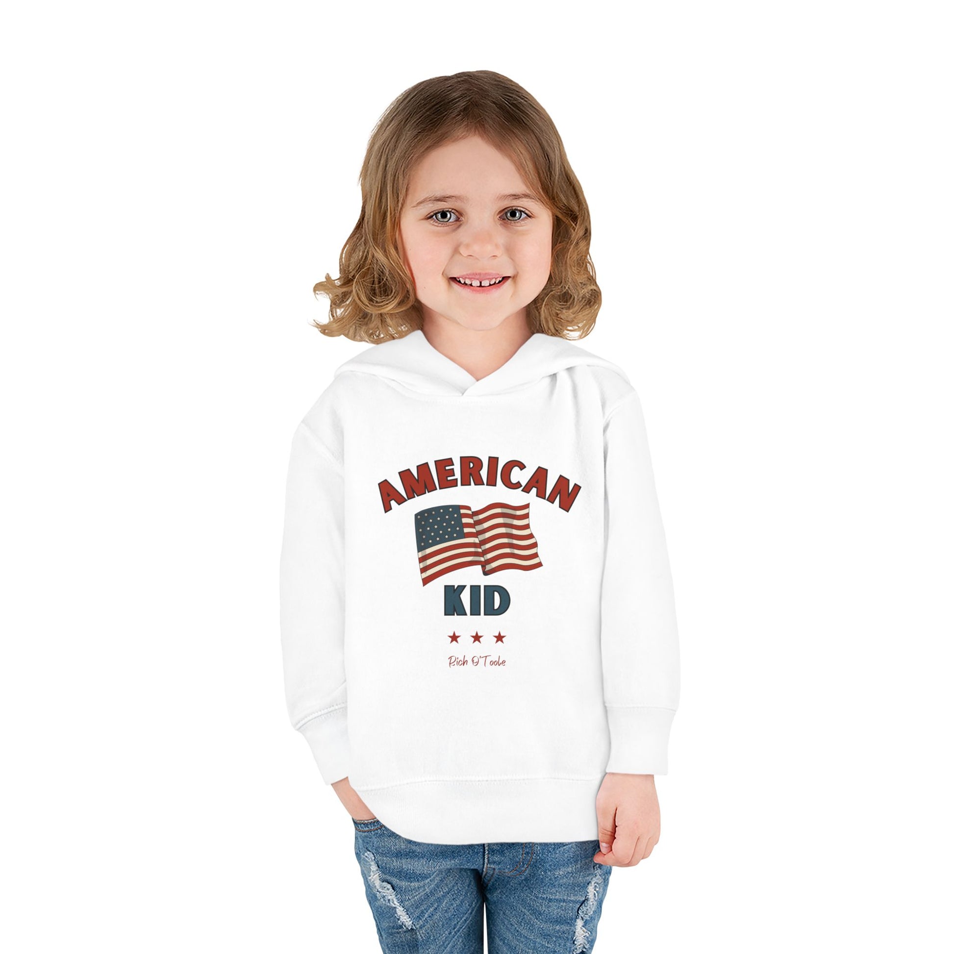 American Kid - Toddler Pullover Fleece Hoodie