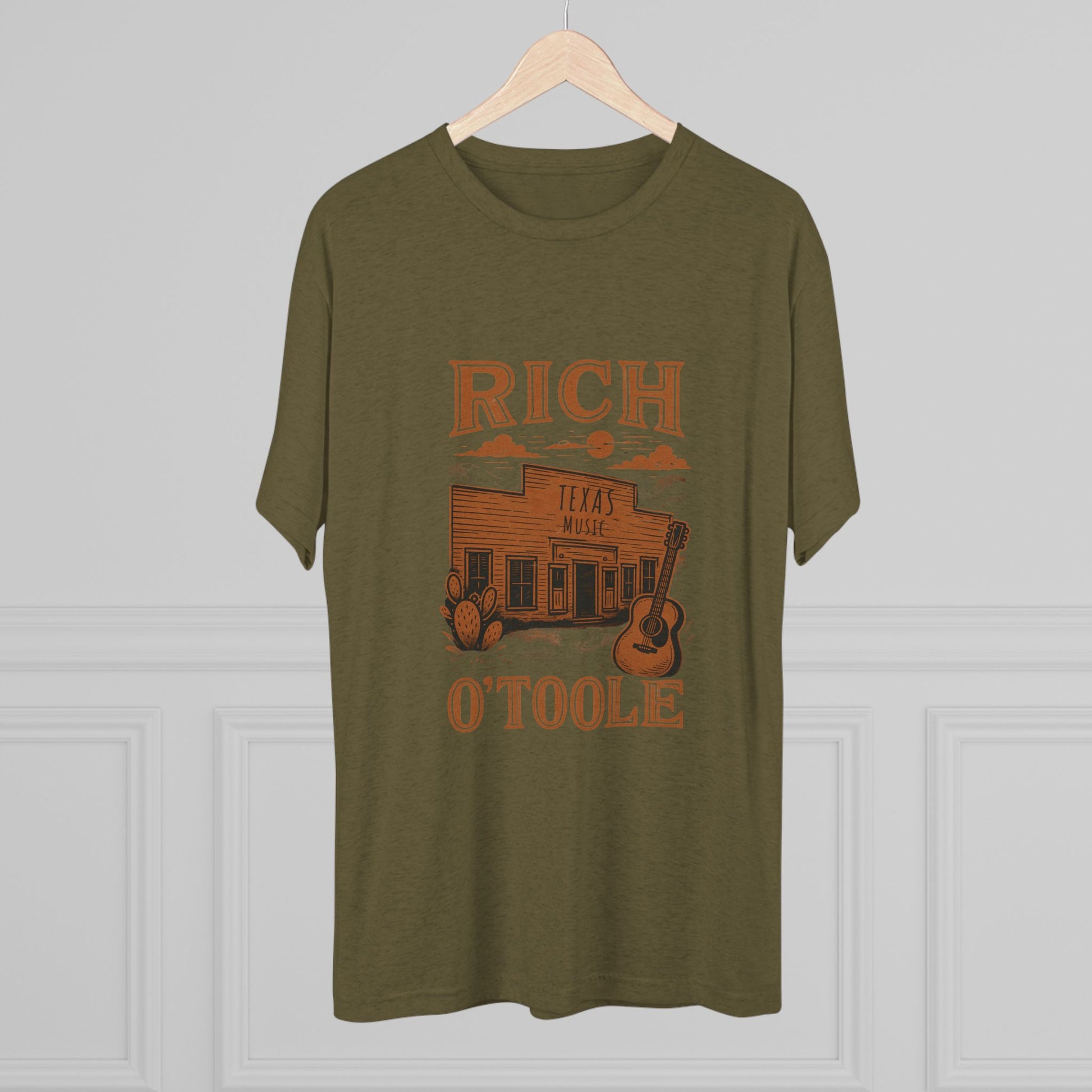 Rich O'Toole Texas Music - Tri-Blend Crew Tee