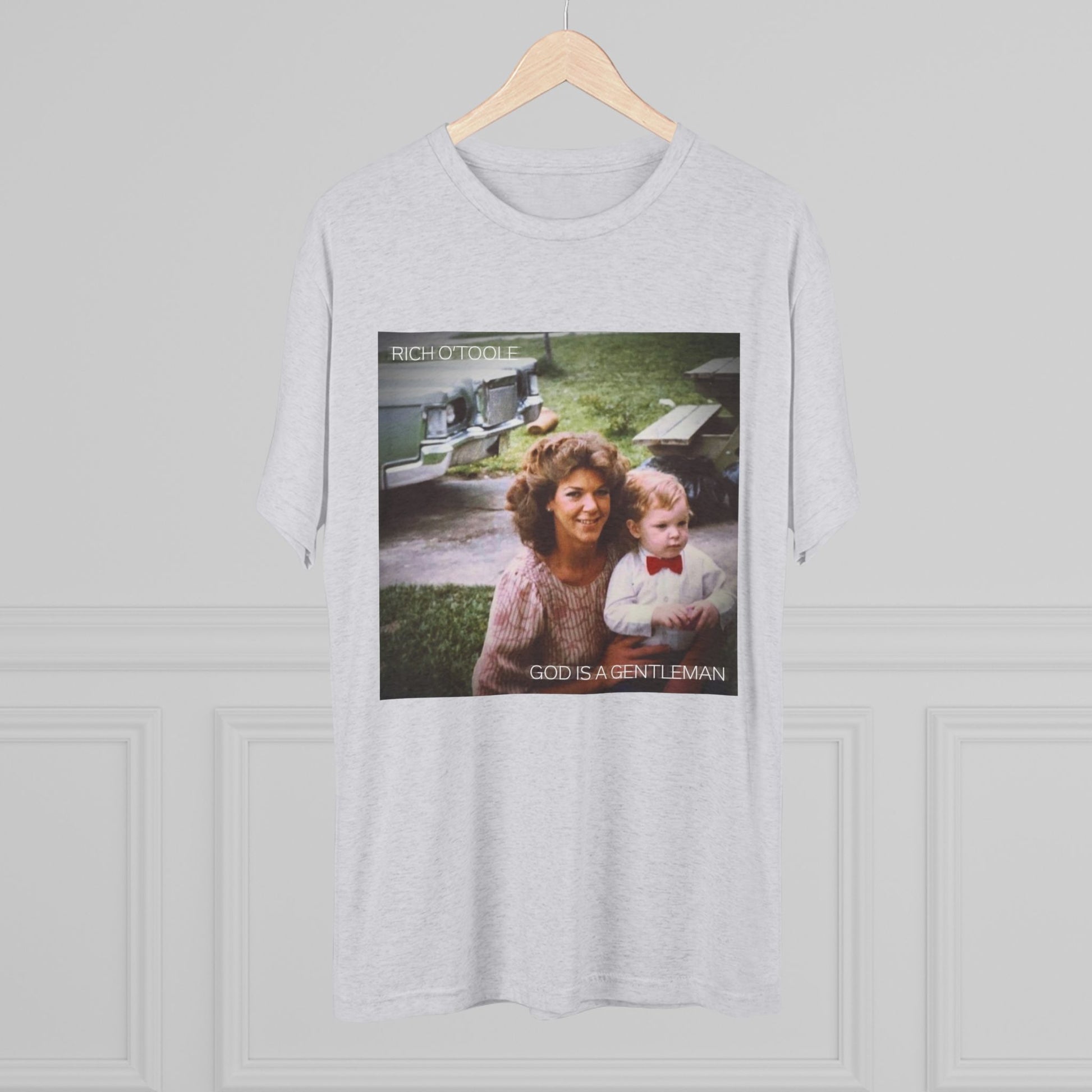 God is a Gentleman - Tri-Blend Crew Tee