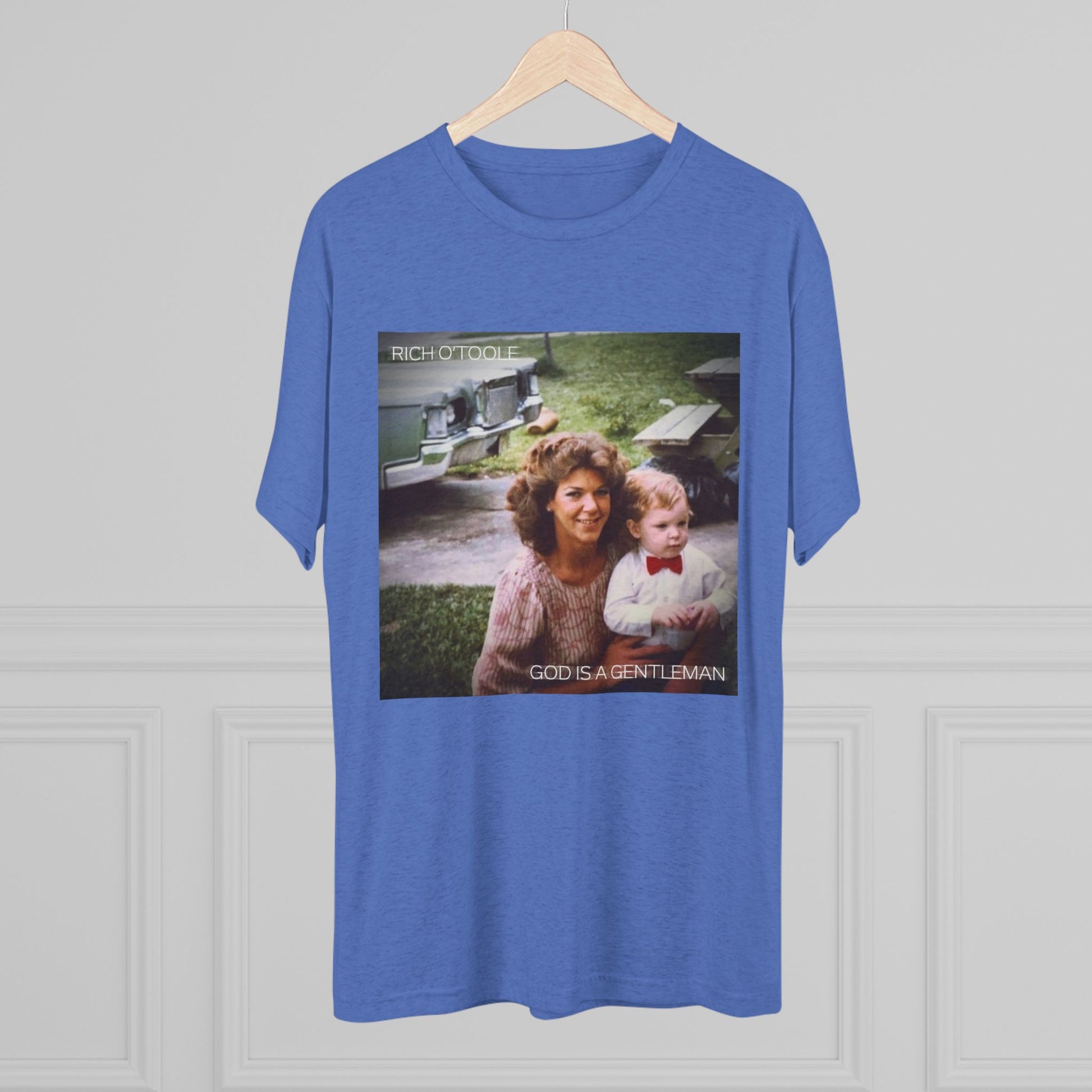 God is a Gentleman - Tri-Blend Crew Tee