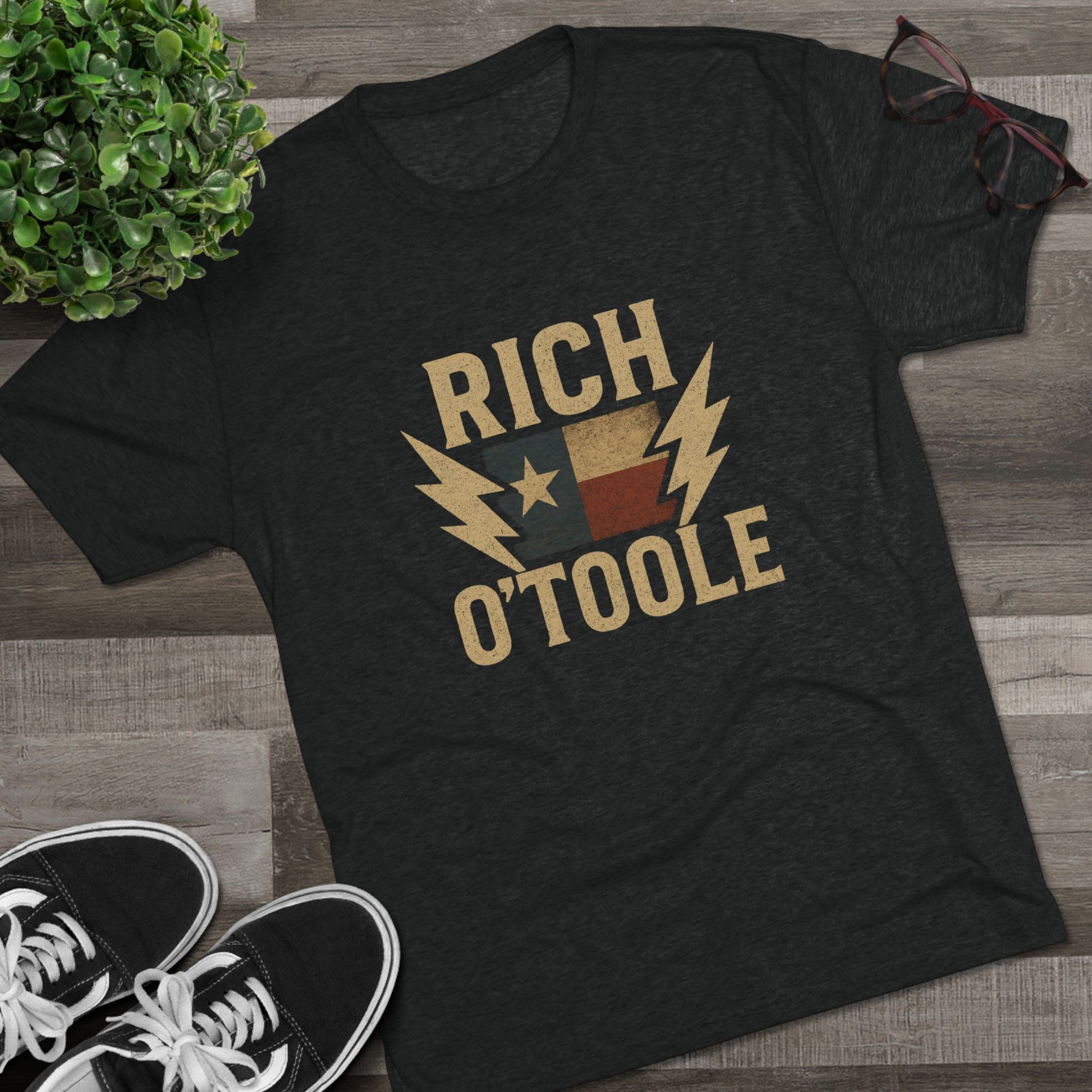 Rich O'Toole Lightning - Tri-Blend Crew Tee