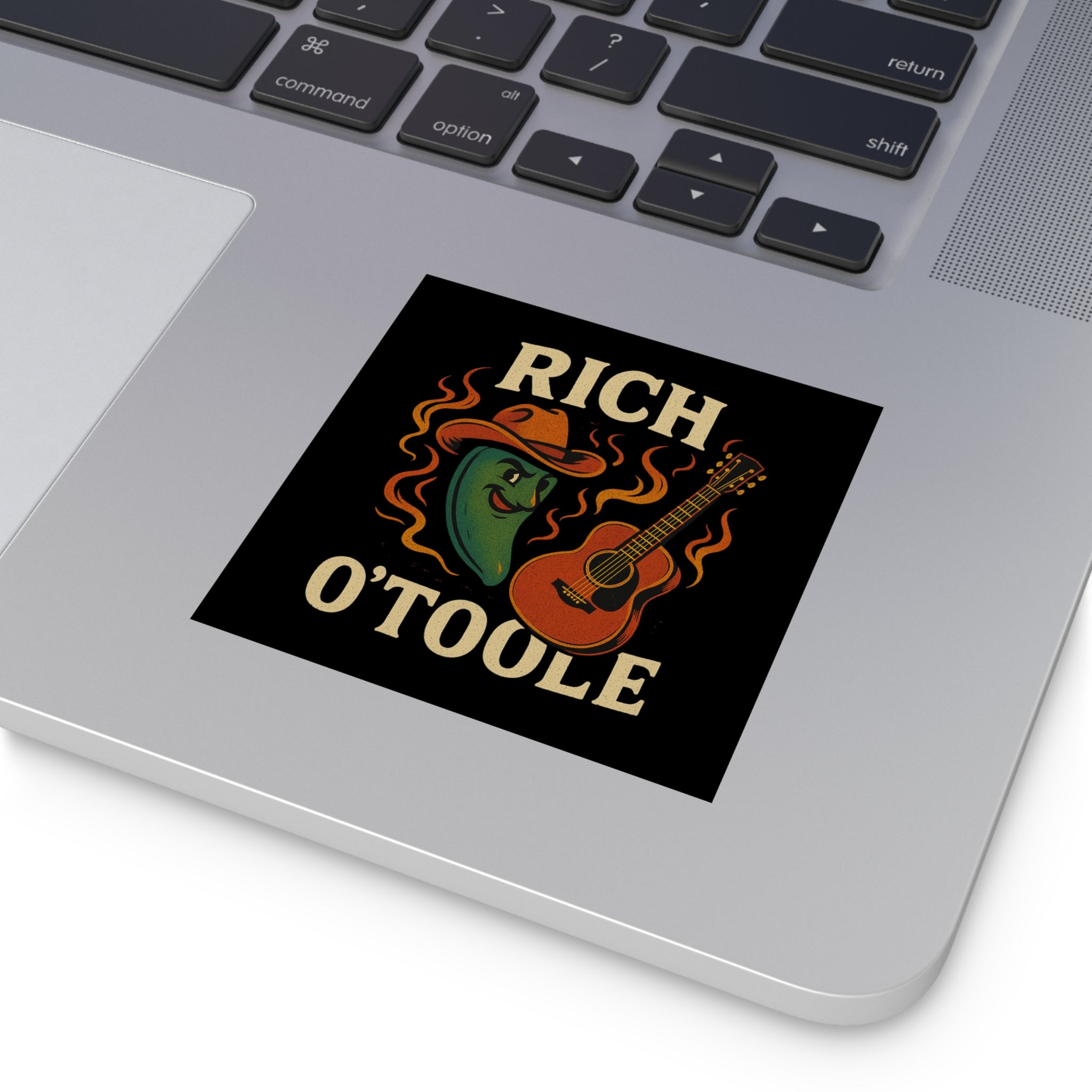 Spicy Rich O'Toole - Square Vinyl Stickers