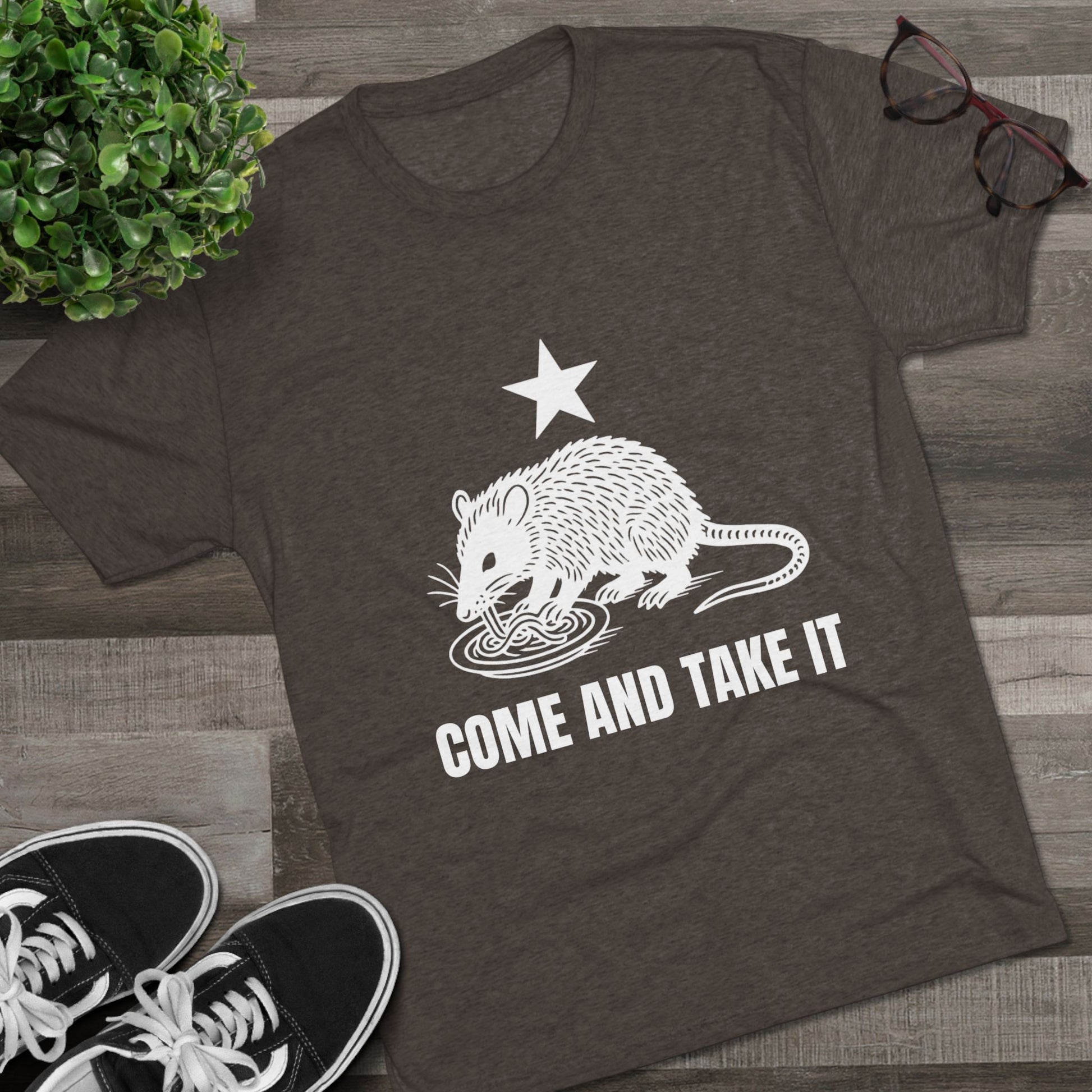 Come and Take It - Tri-Blend Crew Tee