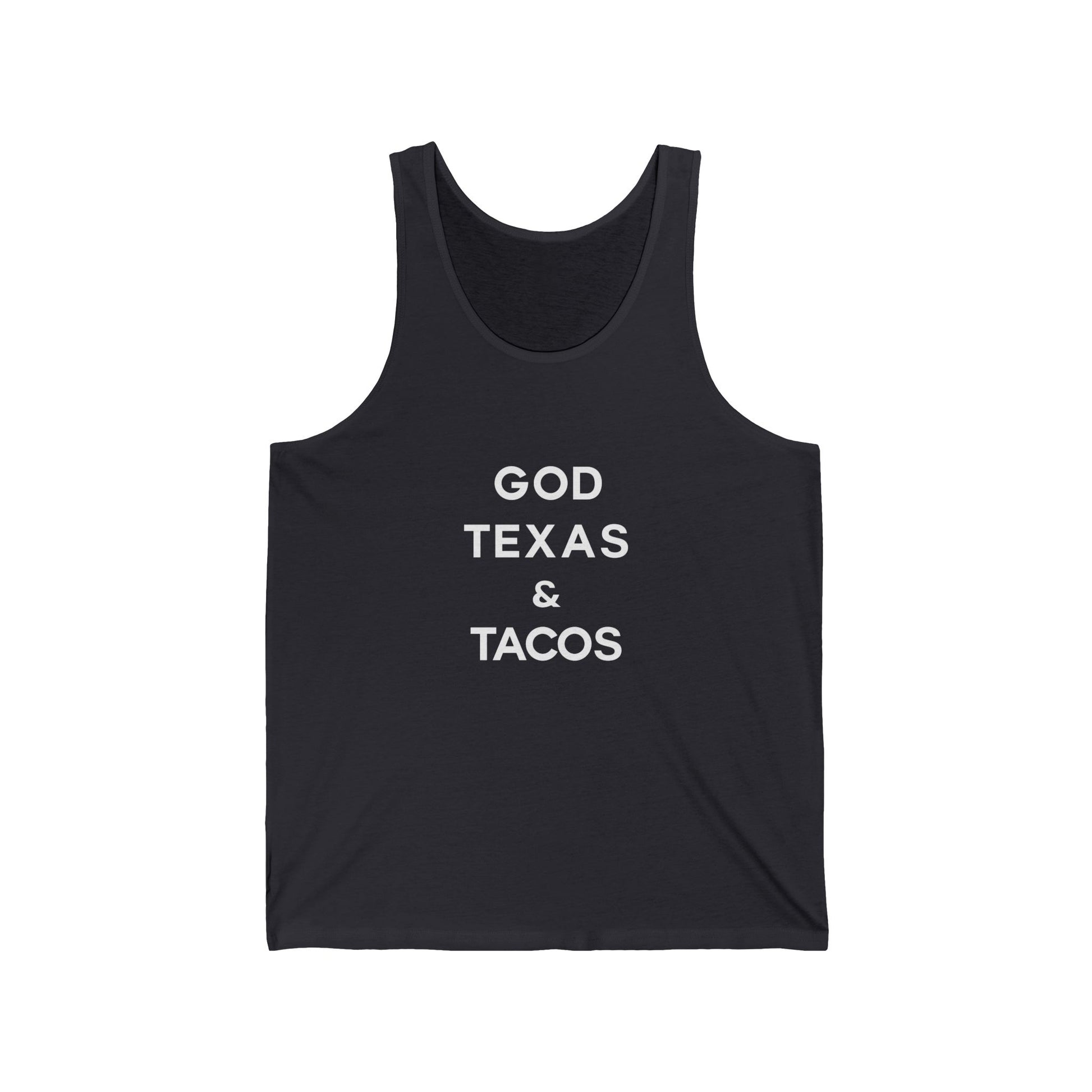 God, Texas and Tacos - Jersey Tank