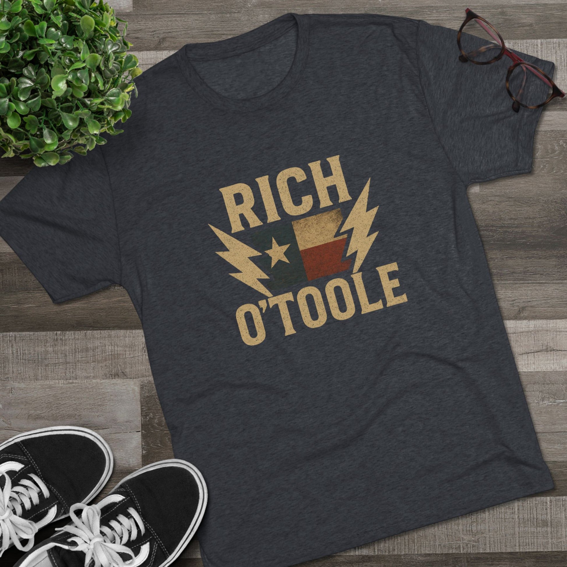 Rich O'Toole Lightning - Tri-Blend Crew Tee