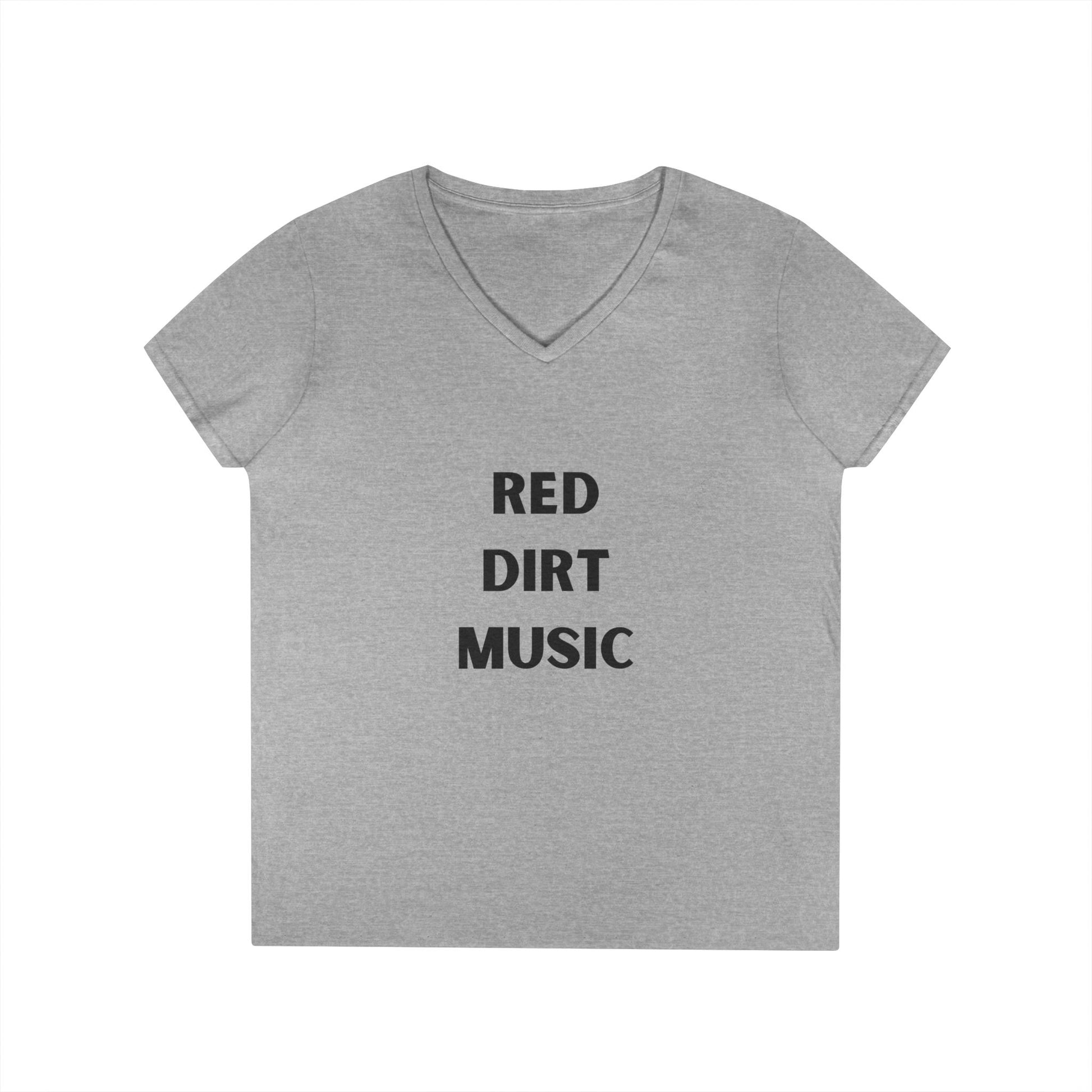Red Dirt Music - Ladies' V-Neck T-Shirt