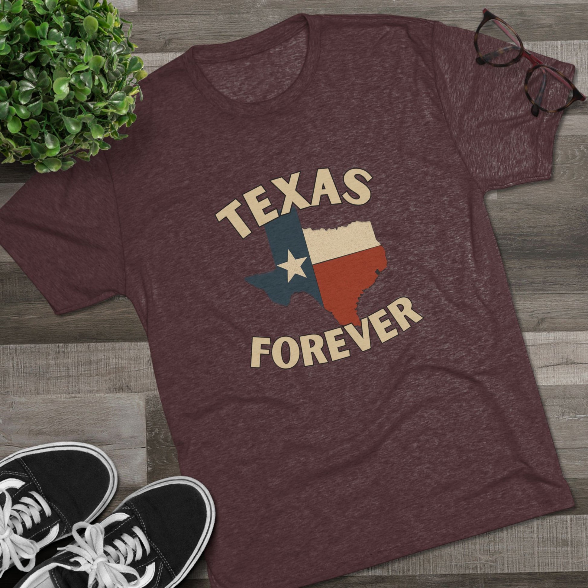 Texas Forever - Tri-Blend Crew Tee