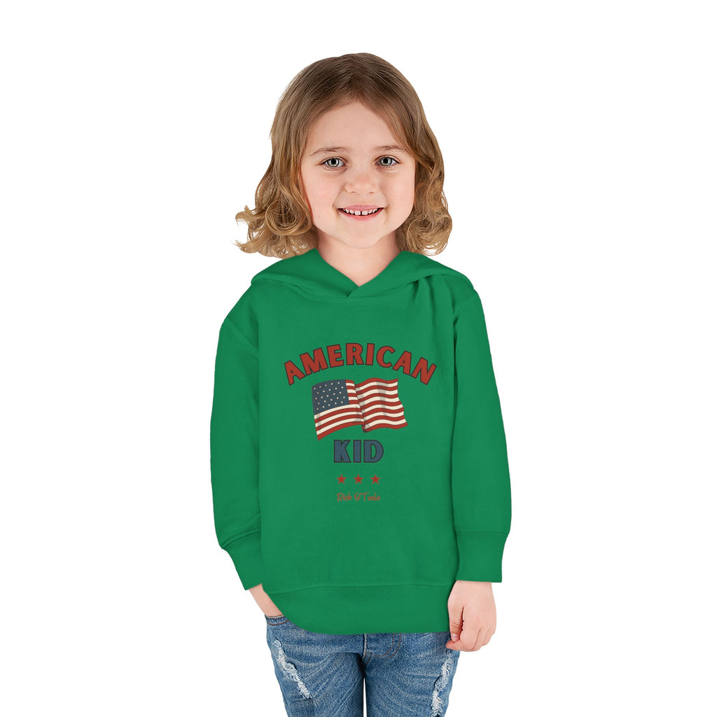 American Kid - Toddler Pullover Fleece Hoodie