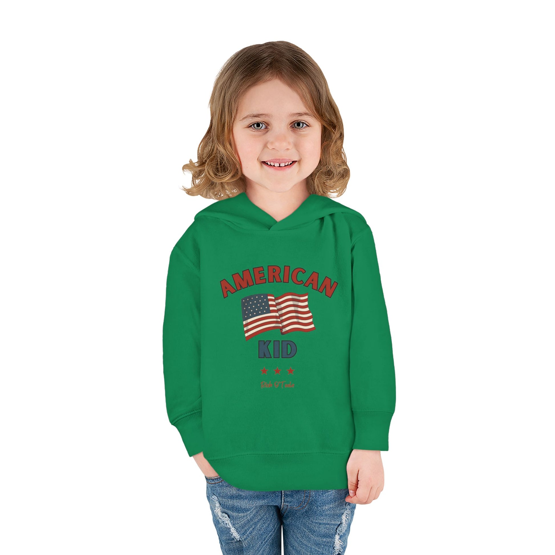 American Kid - Toddler Pullover Fleece Hoodie