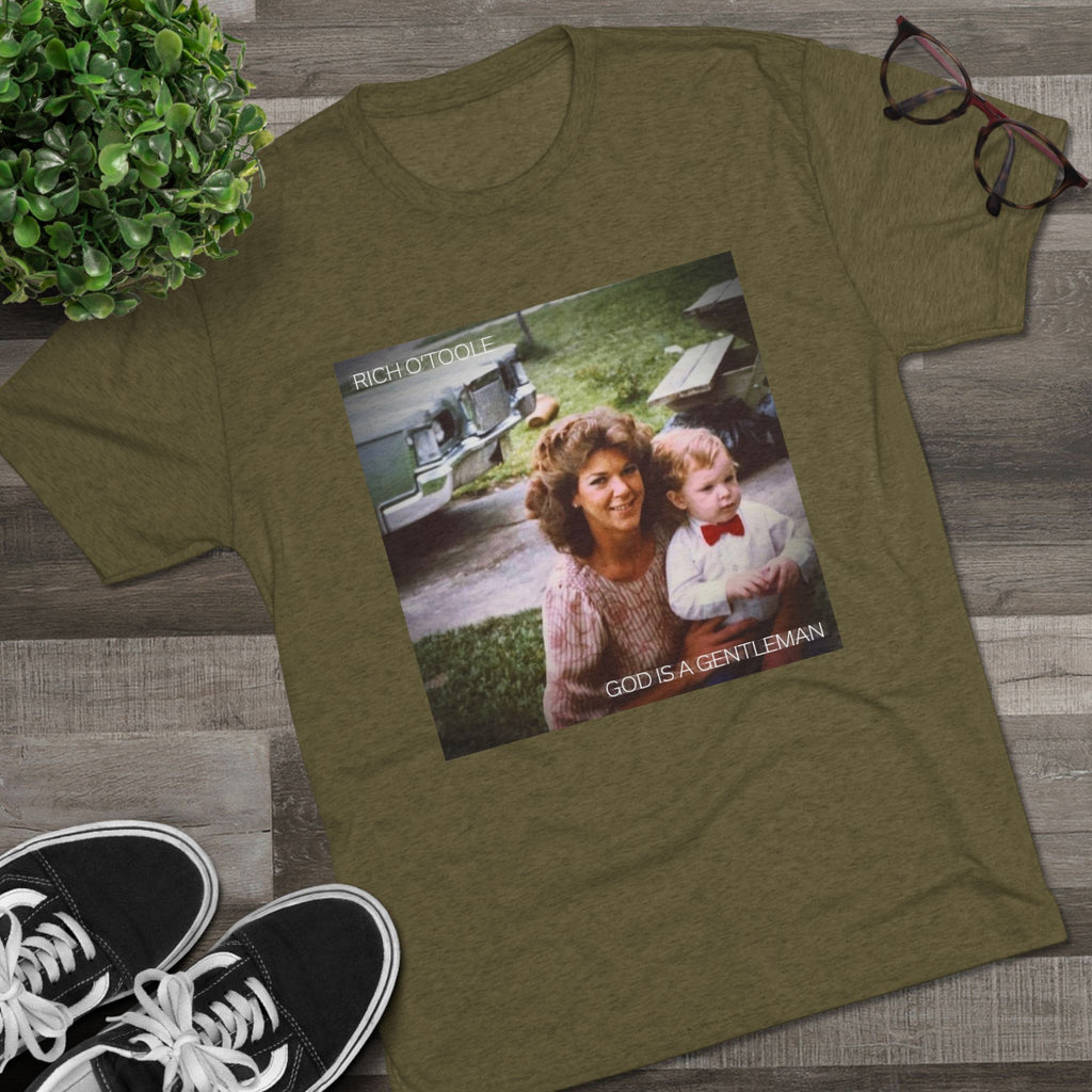 God is a Gentleman - Tri-Blend Crew Tee