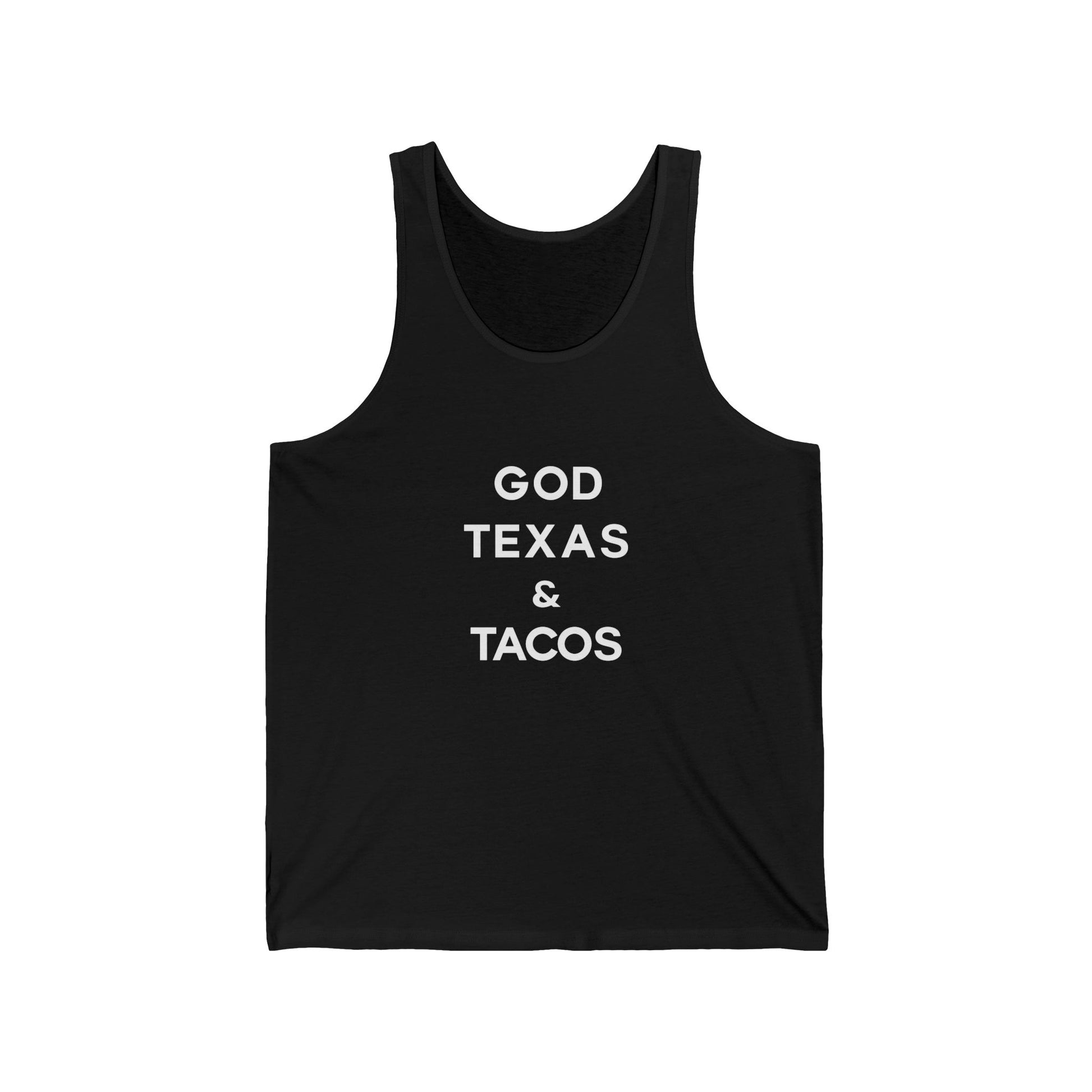 God, Texas and Tacos - Jersey Tank