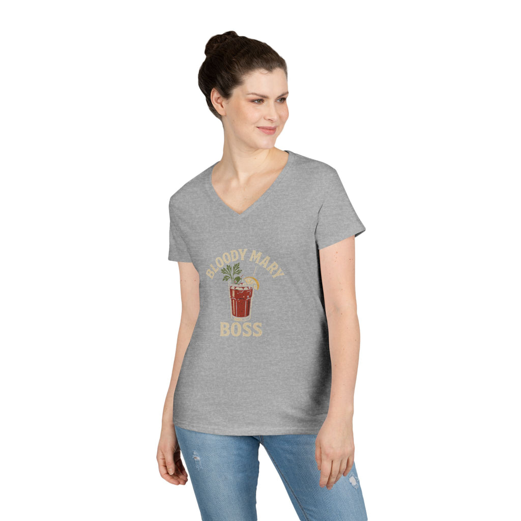 Bloody Mary Boss - Ladies' V-Neck T-Shirt