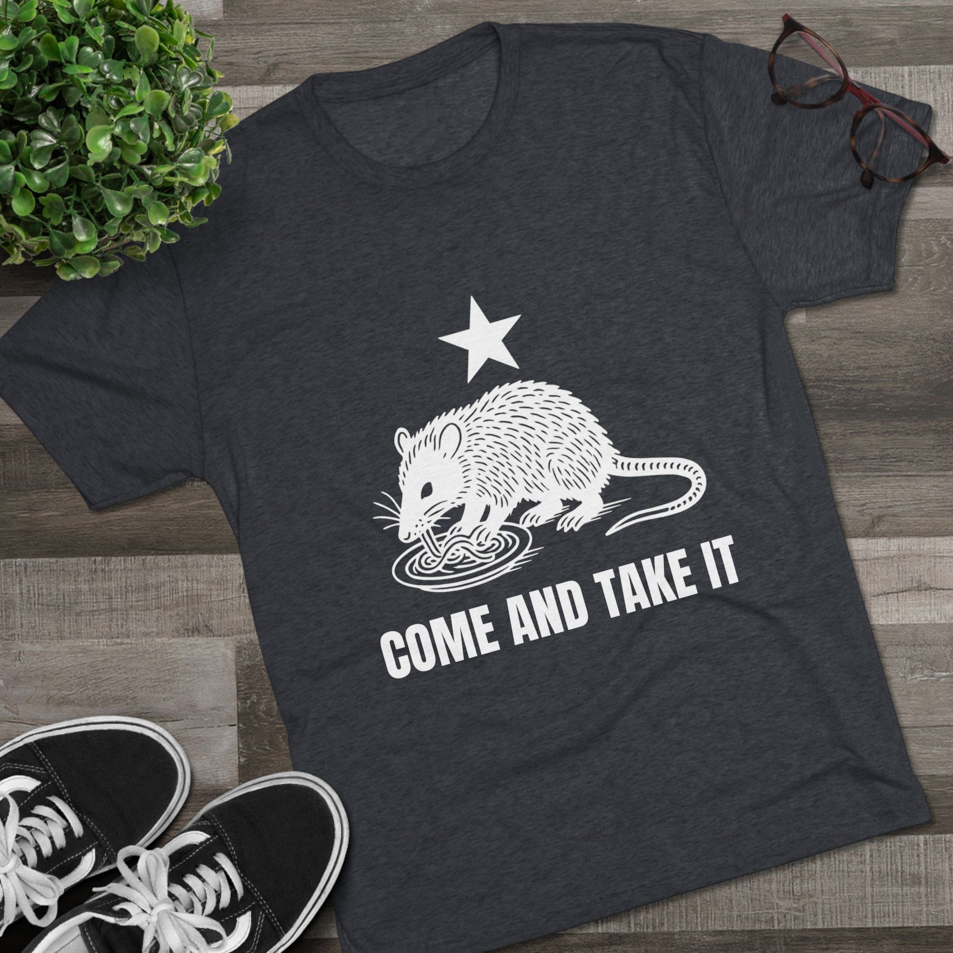 Come and Take It - Tri-Blend Crew Tee