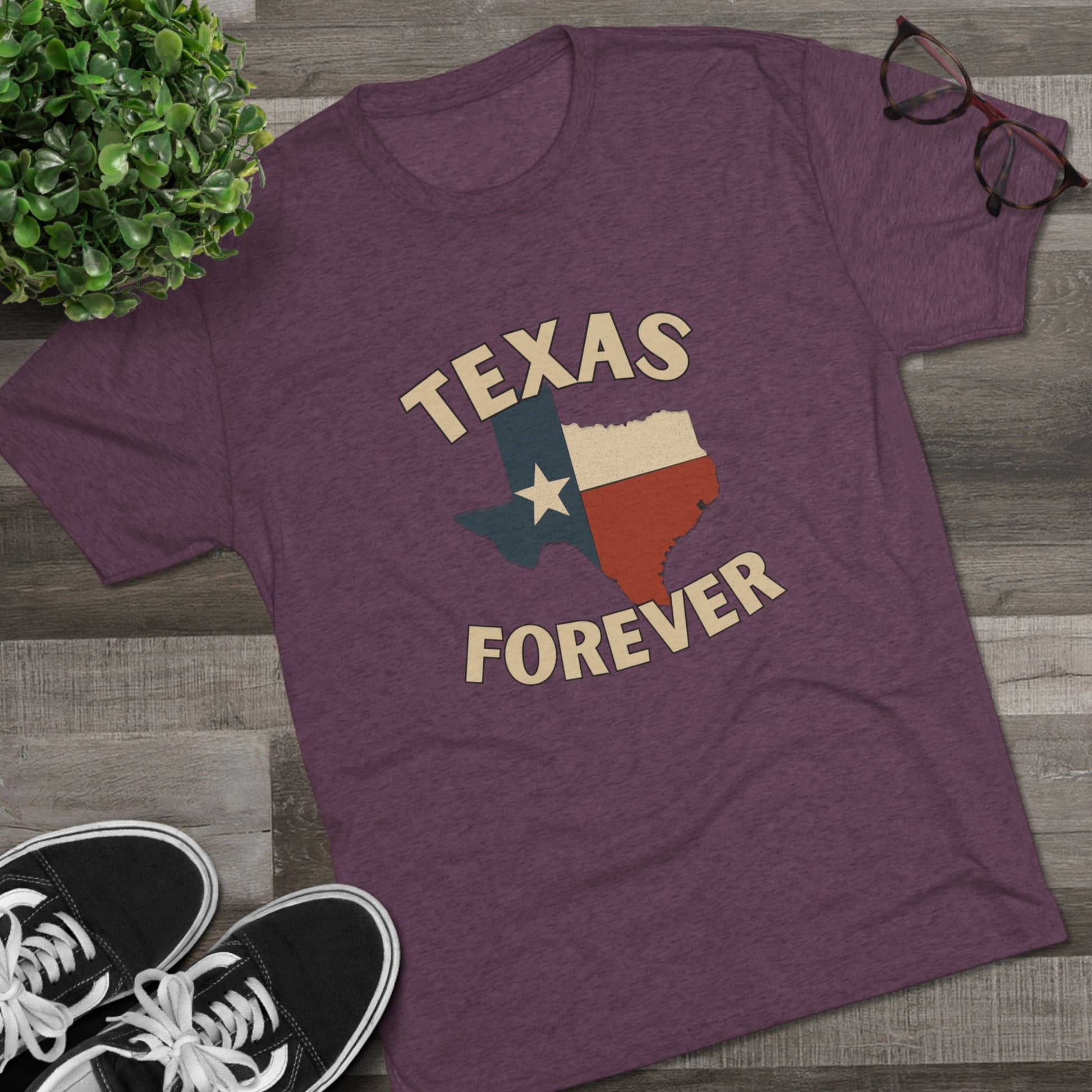 Texas Forever - Tri-Blend Crew Tee