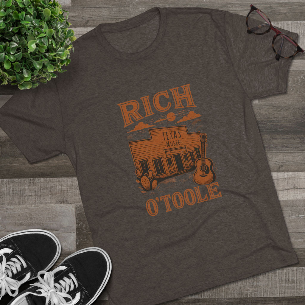 Rich O'Toole Texas Music - Tri-Blend Crew Tee