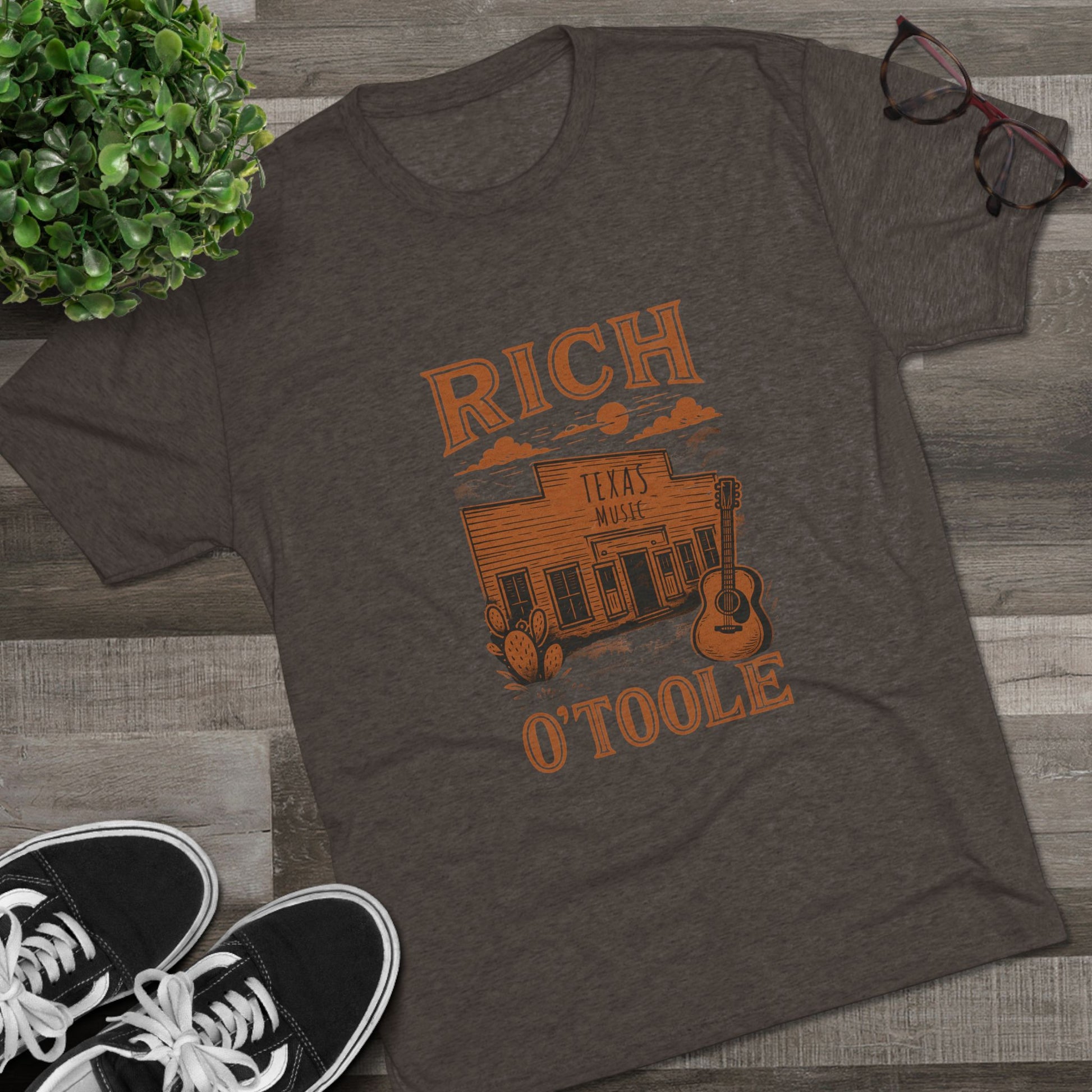 Rich O'Toole Texas Music - Tri-Blend Crew Tee