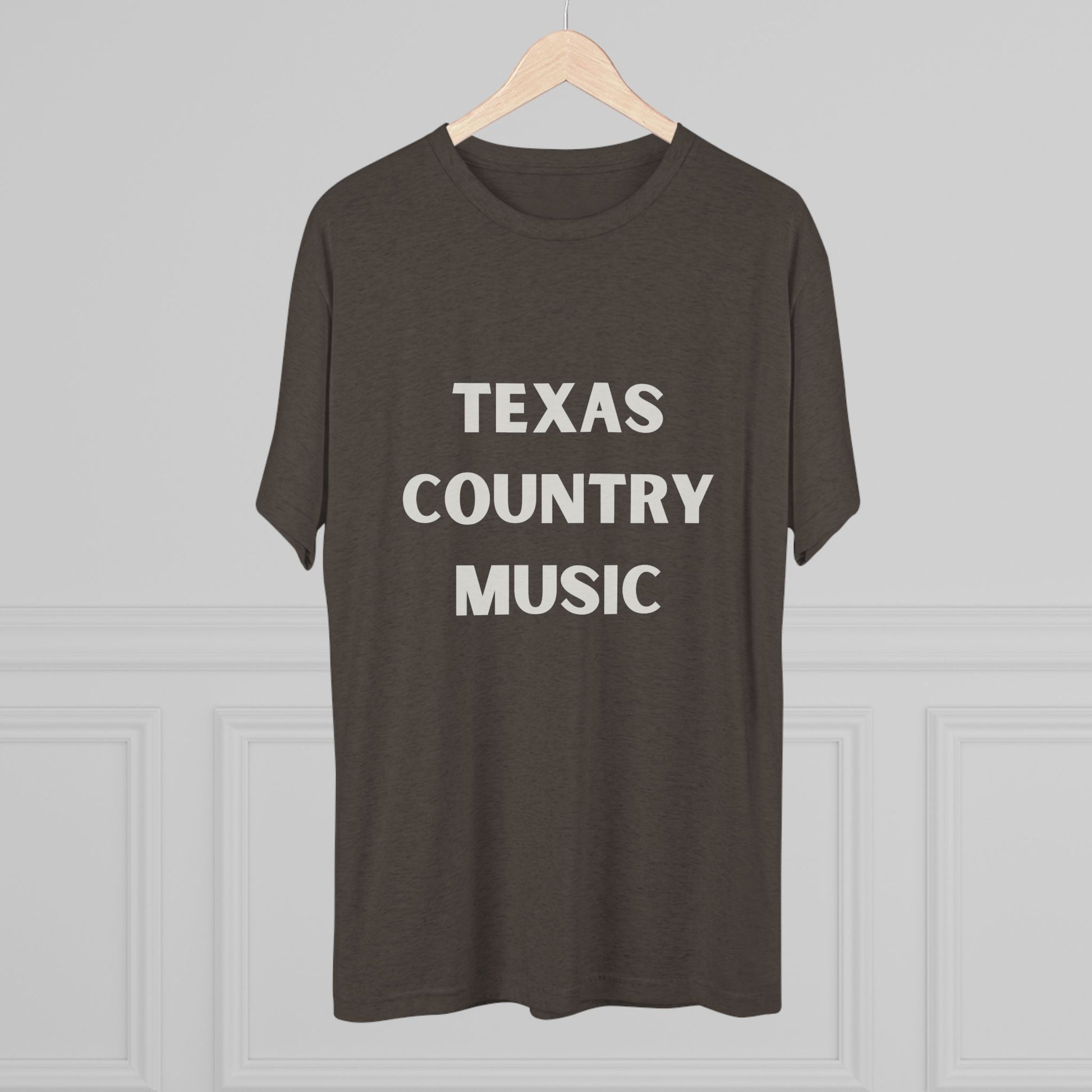 Texas Country Music - Tri-Blend Crew Tee