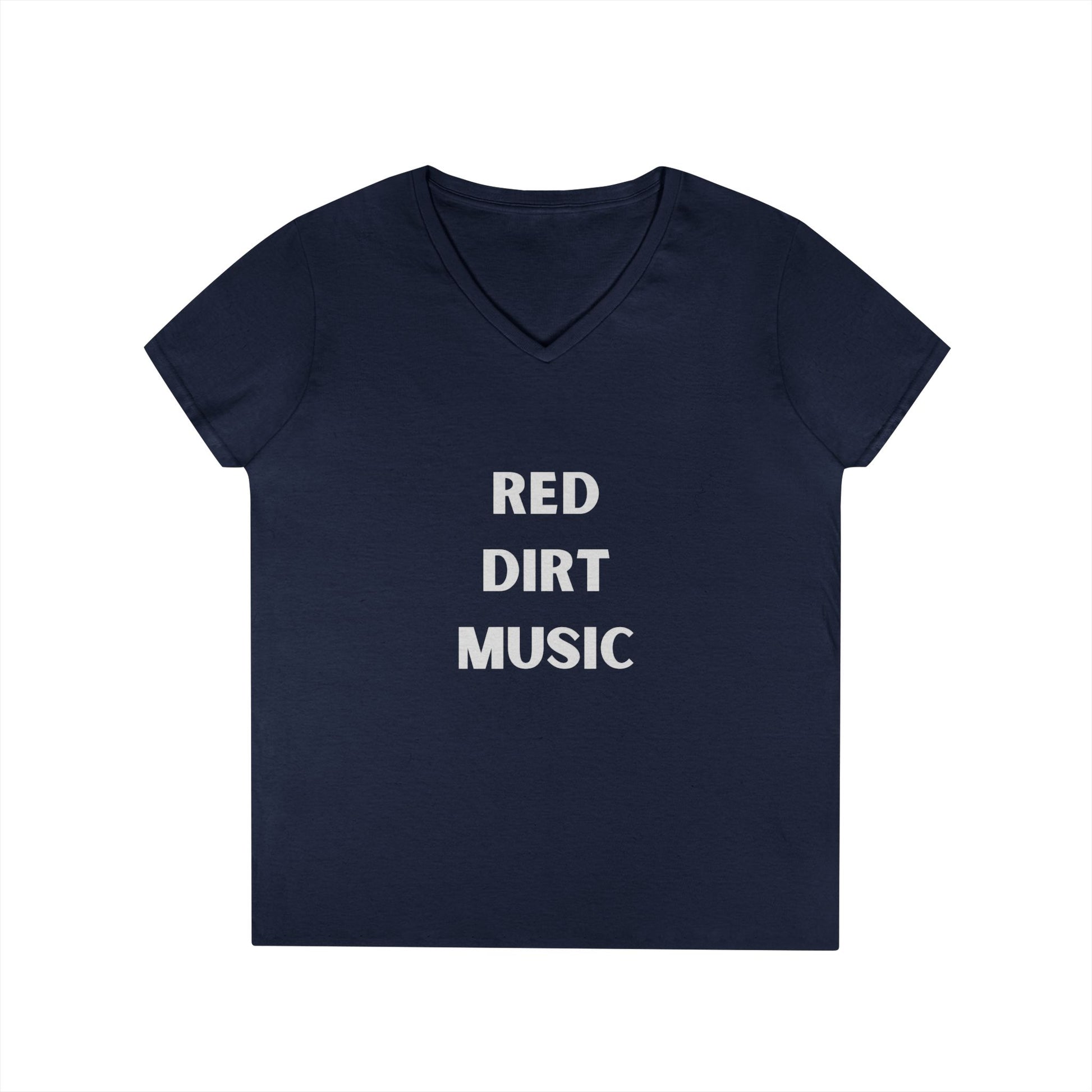 Red Dirt Music - Ladies' V-Neck T-Shirt