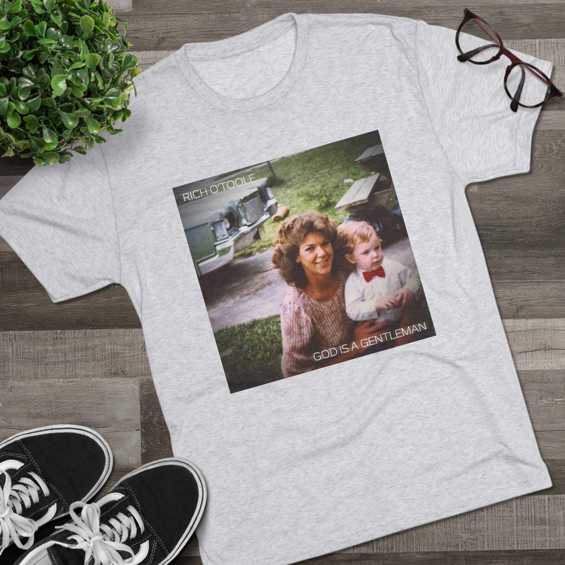 God is a Gentleman - Tri-Blend Crew Tee