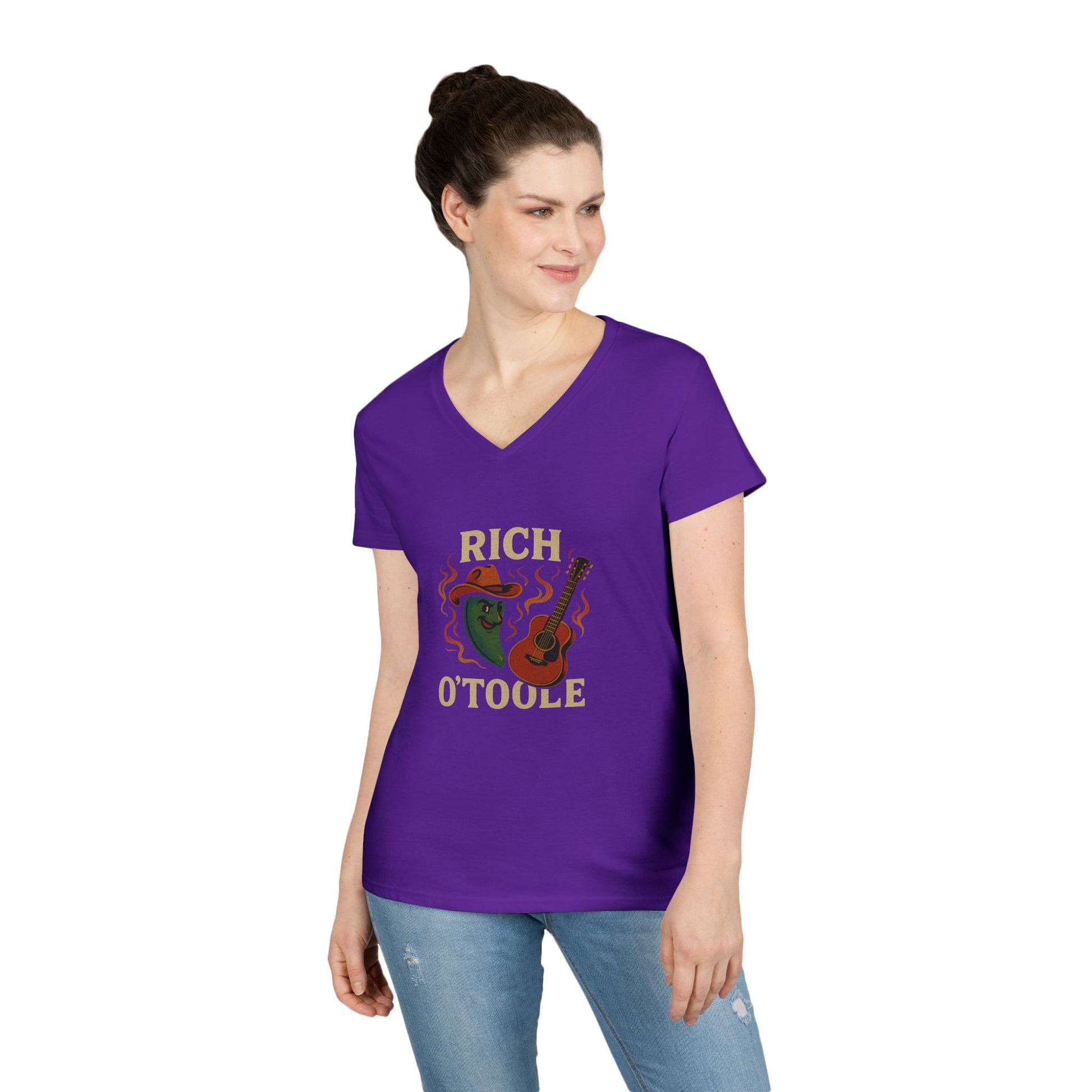 Spicy Rich O'Toole - Ladies' V-Neck T-Shirt